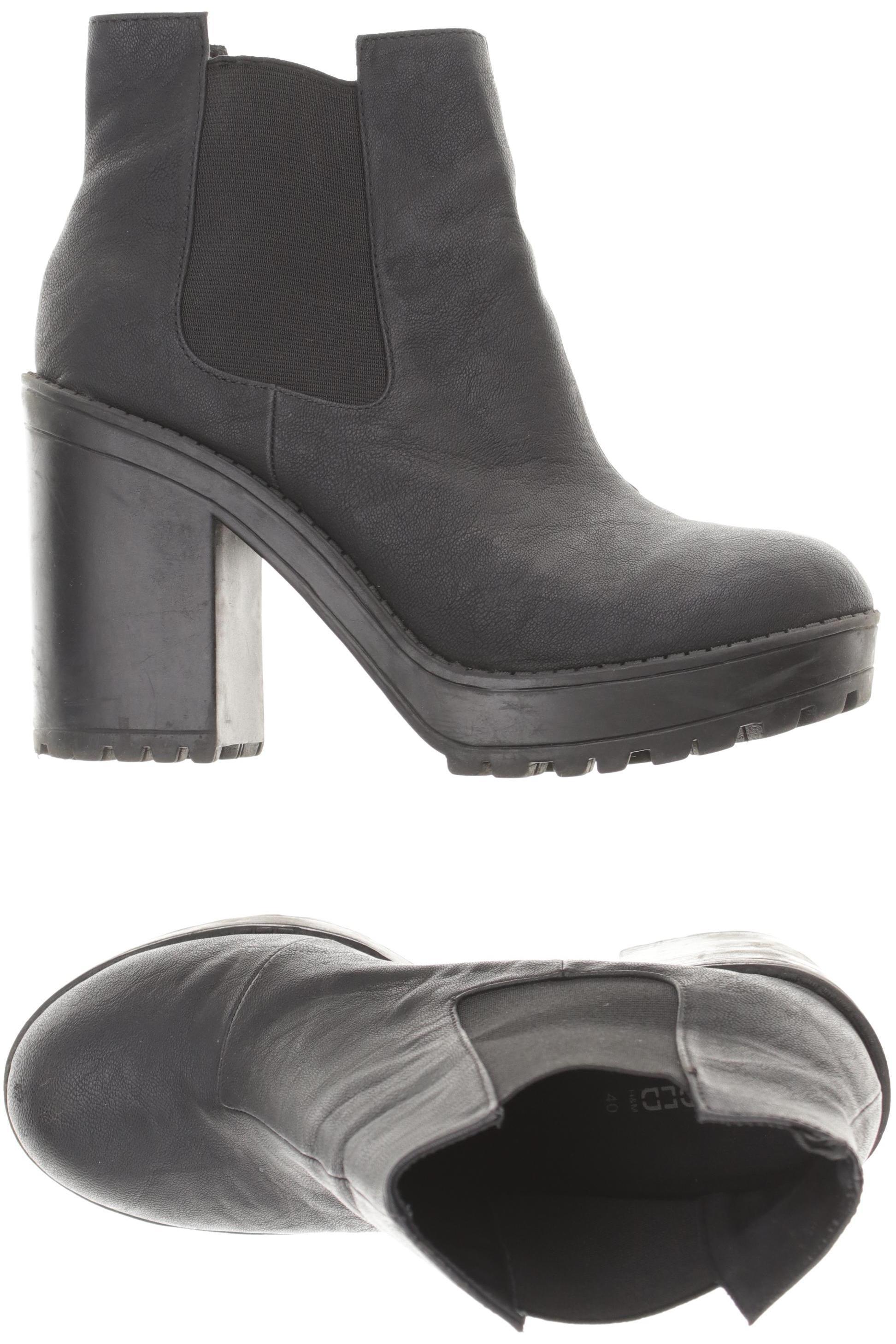 

H&M Damen Stiefelette, schwarz, Gr. 40