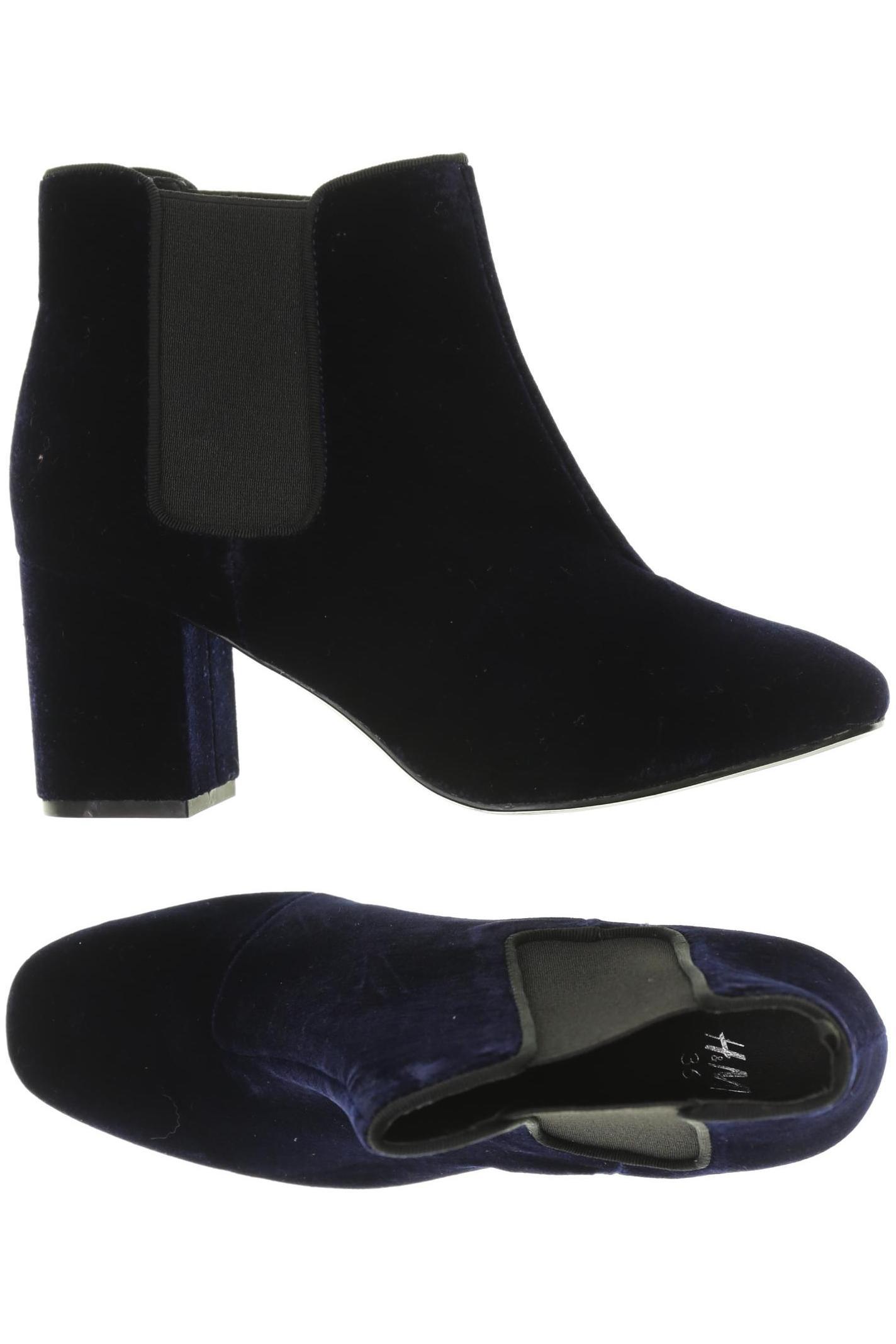 

H&M Damen Stiefelette, blau, Gr. 36