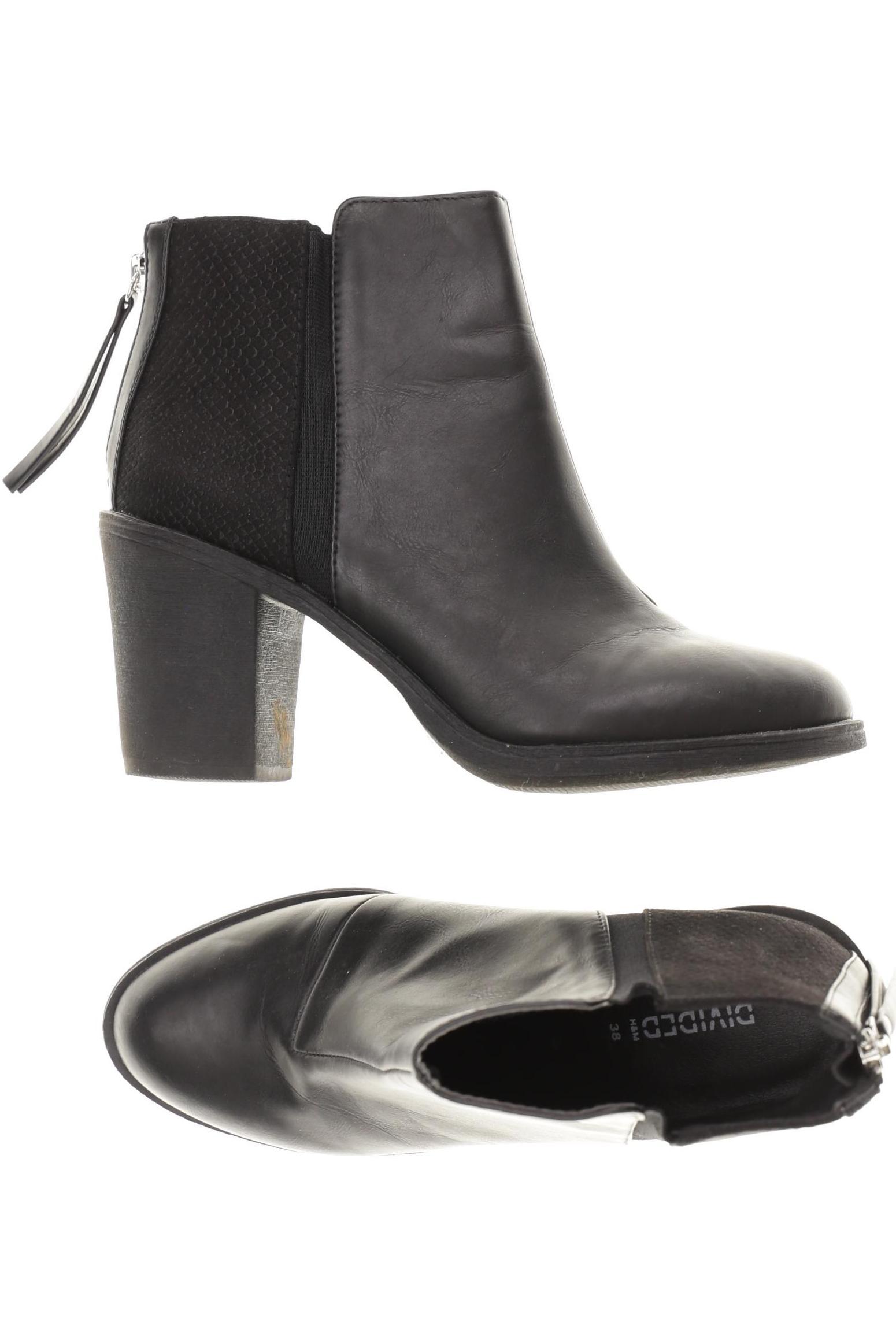 

H&M Damen Stiefelette, schwarz, Gr. 38