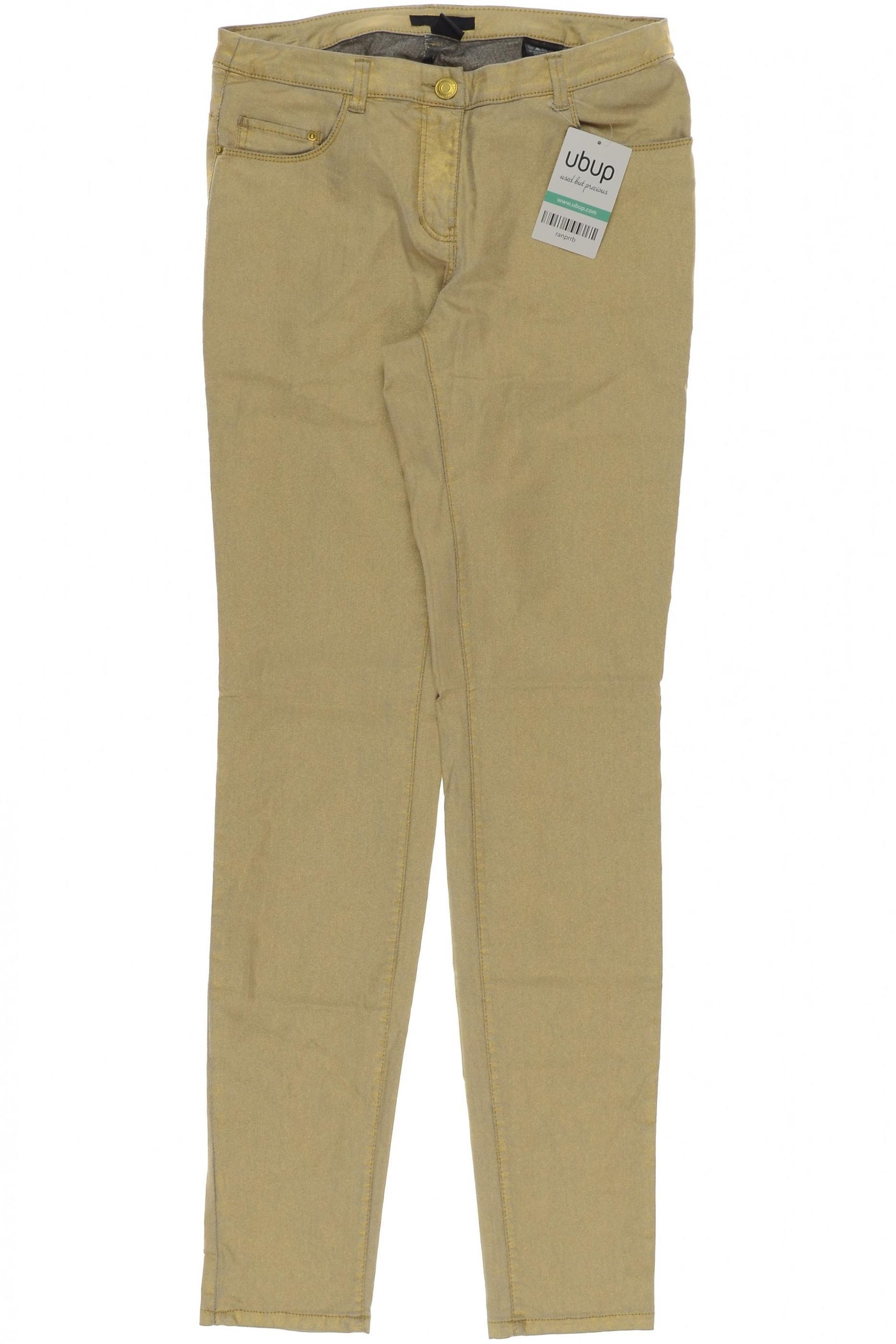 Thumbnail - H&amp;M Damen Stoffhose, gelb, Gr. 34