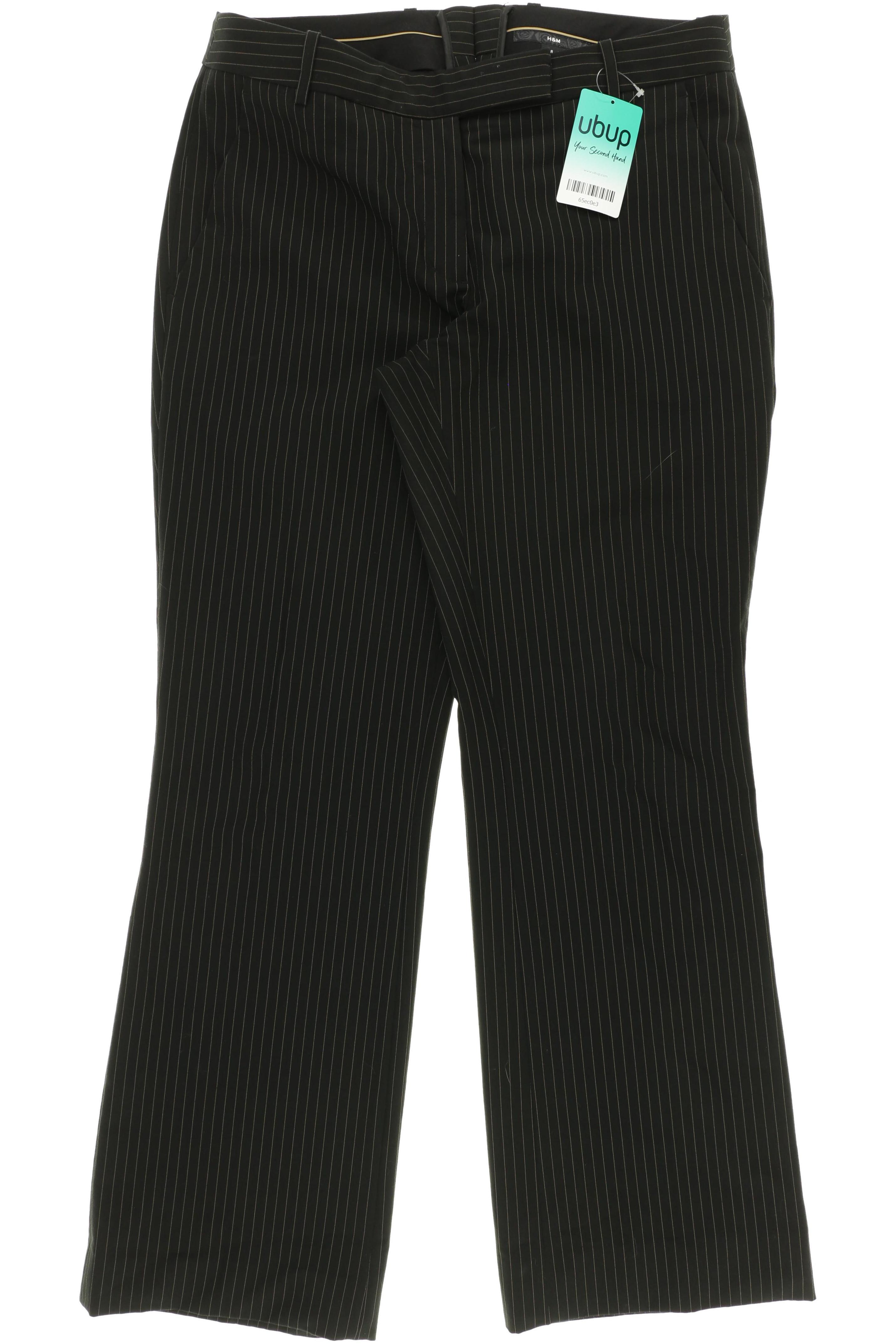 

H&M Damen Stoffhose, schwarz, Gr. 40