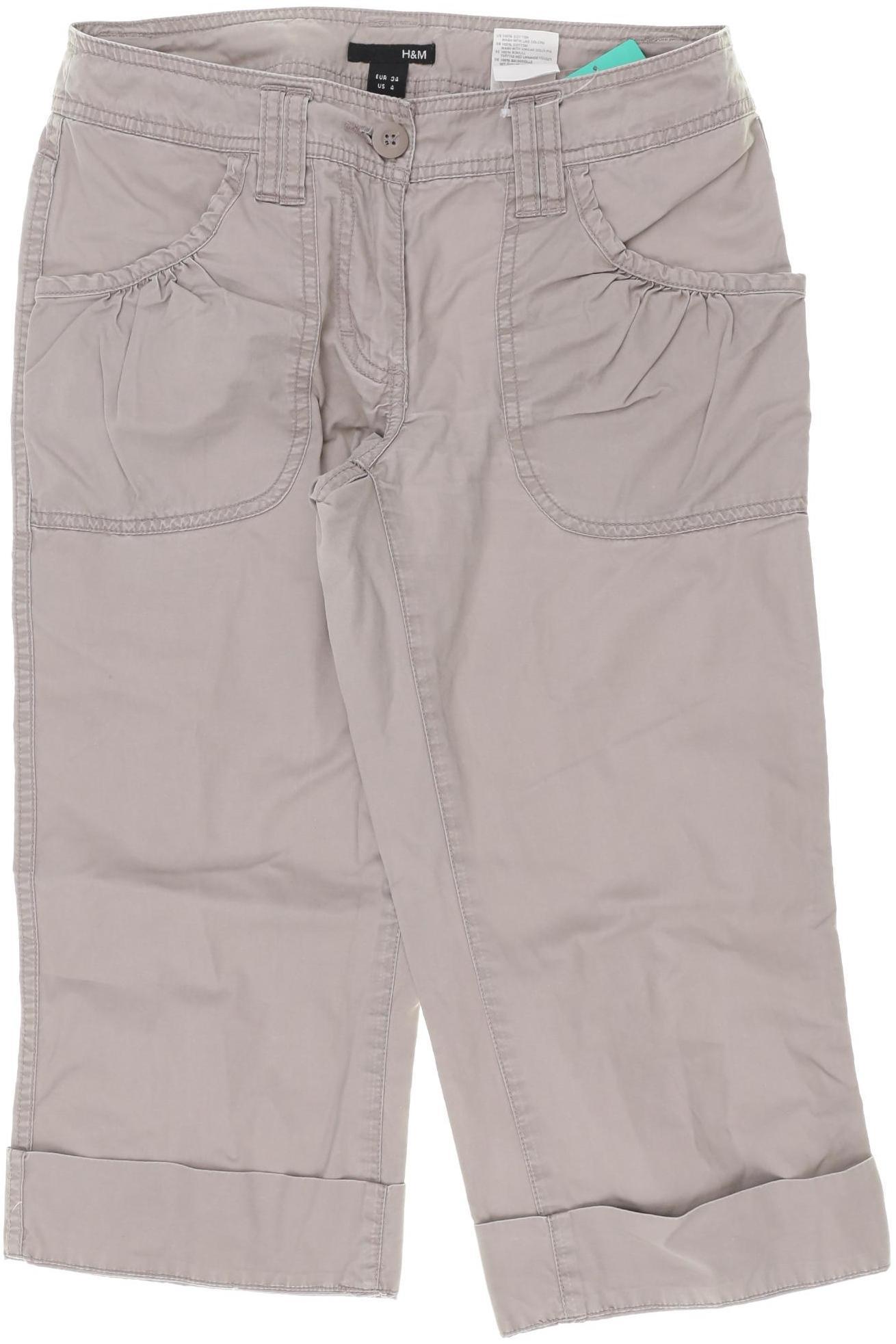 

H&M Damen Stoffhose, beige, Gr. 34