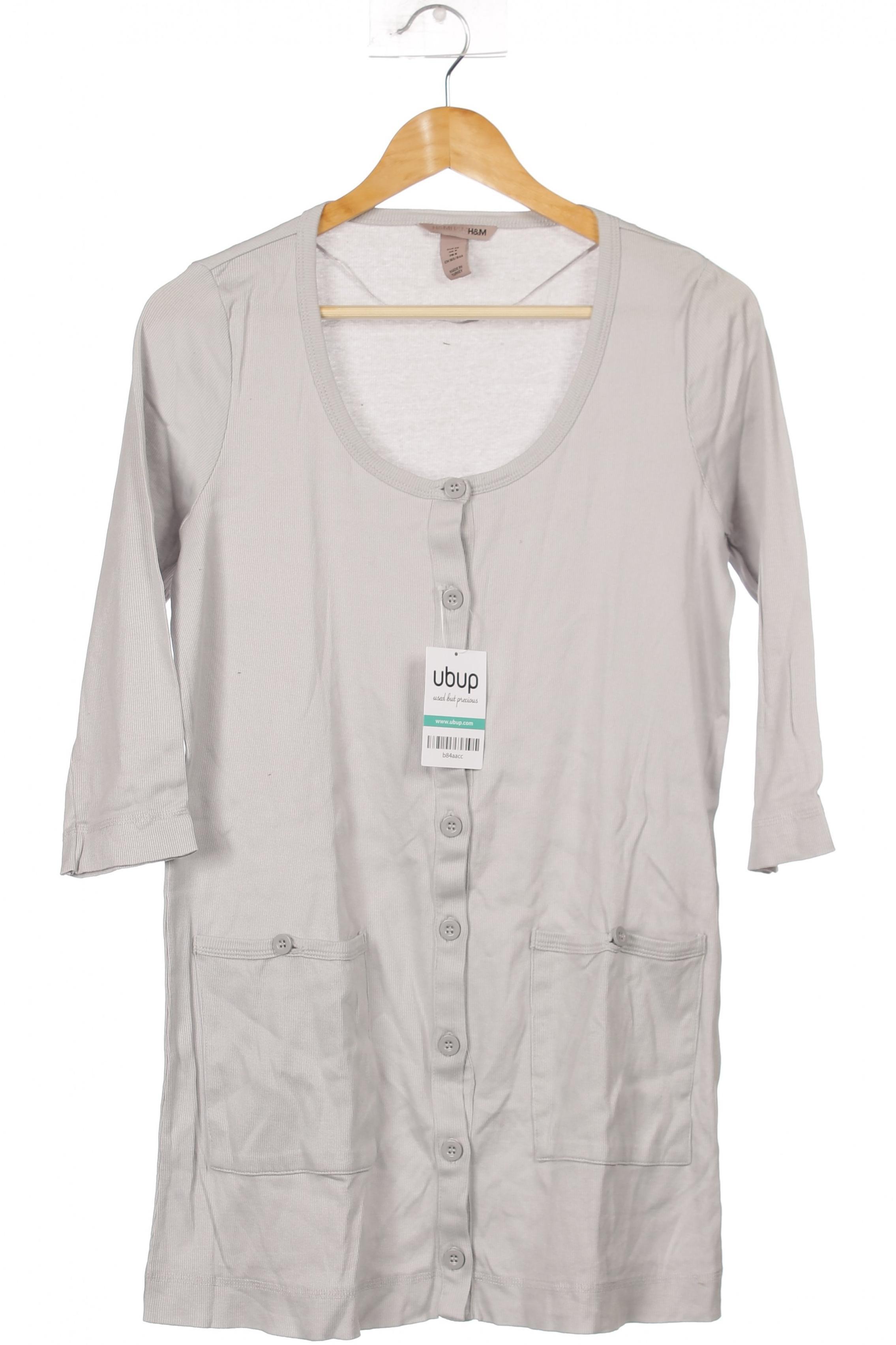 

H&M Damen Strickjacke, grau, Gr. 36