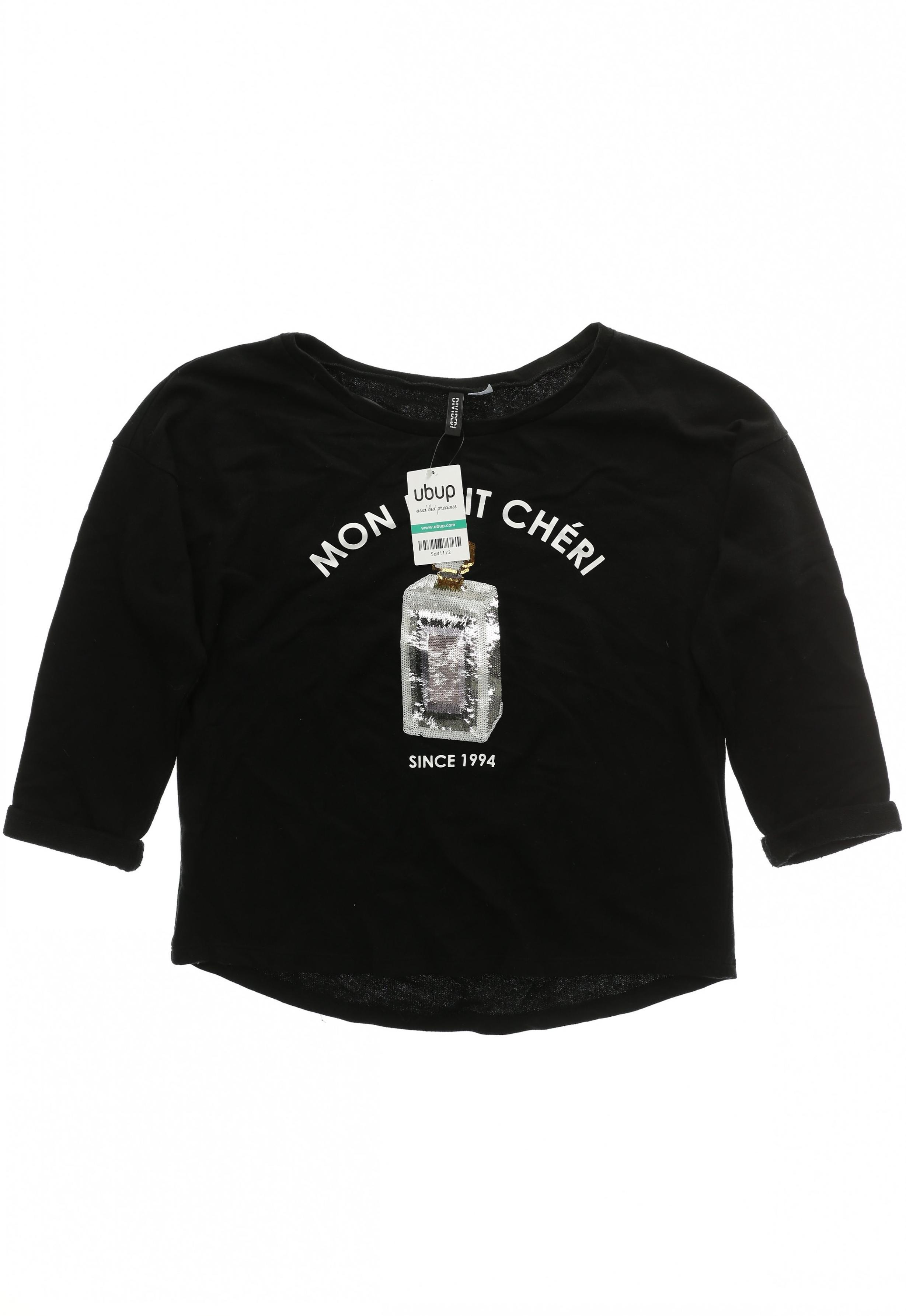 

H&M Damen Sweatshirt, schwarz, Gr.