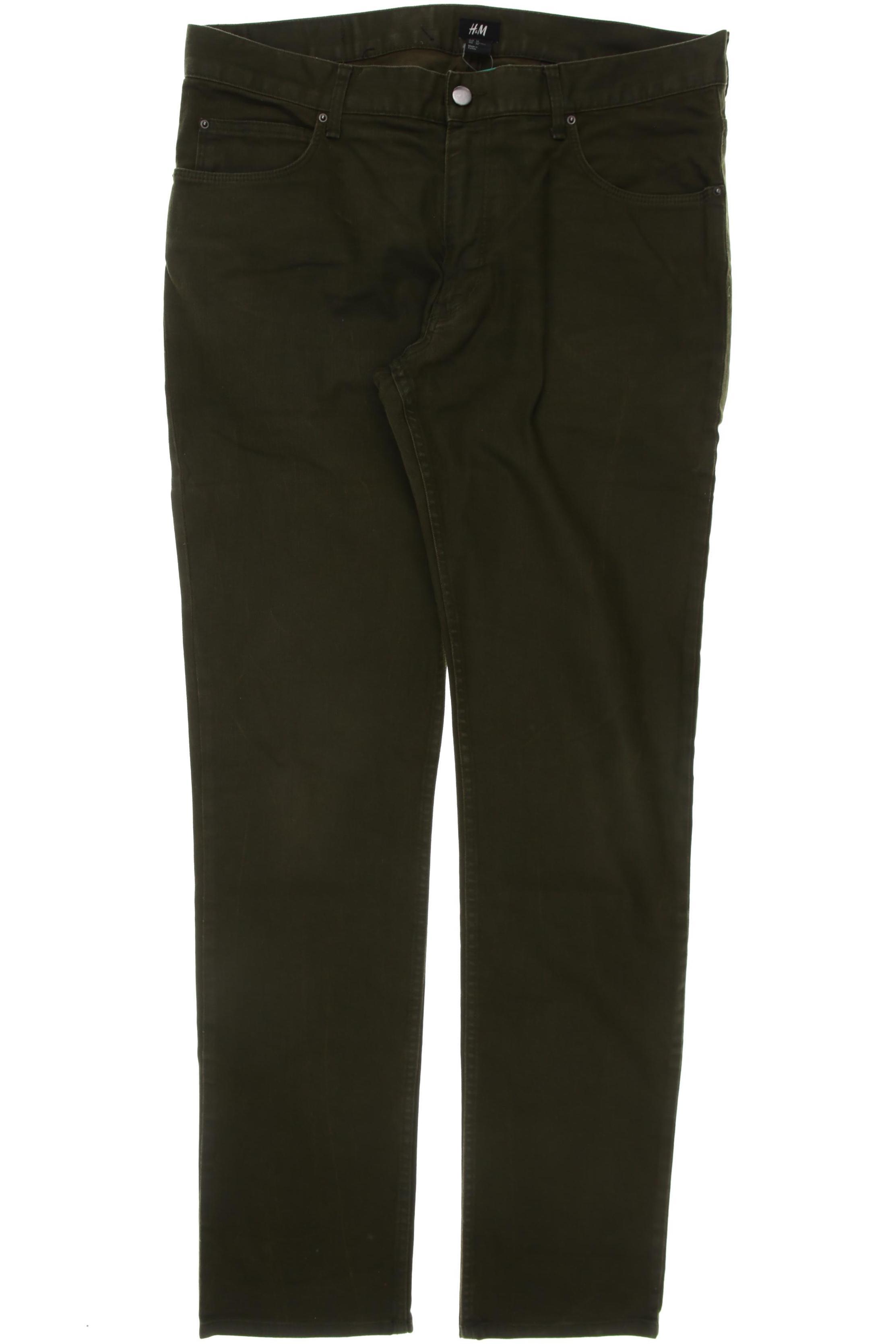 

H&M Herren Jeans, grün, Gr. 34
