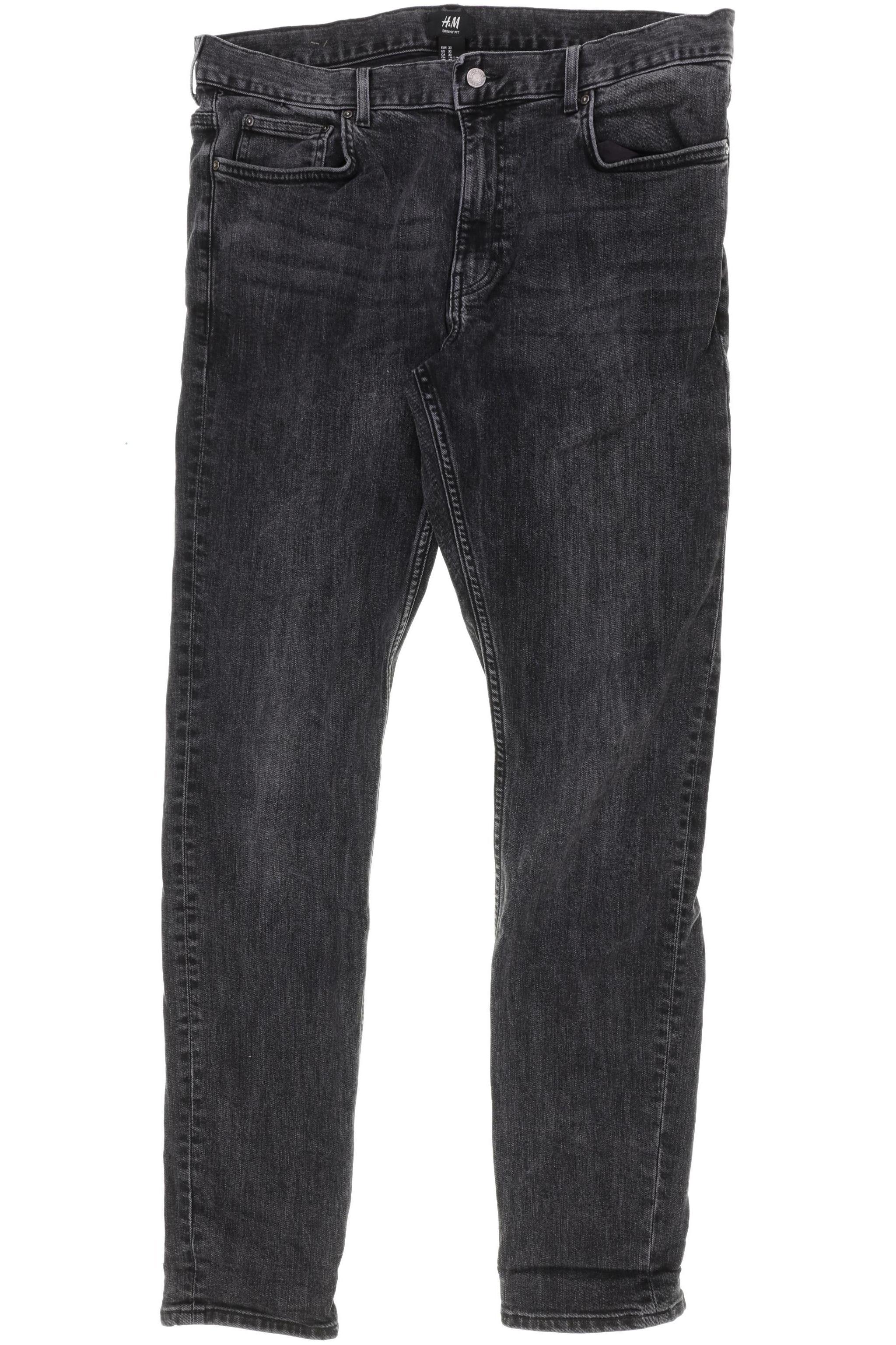 

H&M Herren Jeans, schwarz, Gr. 33