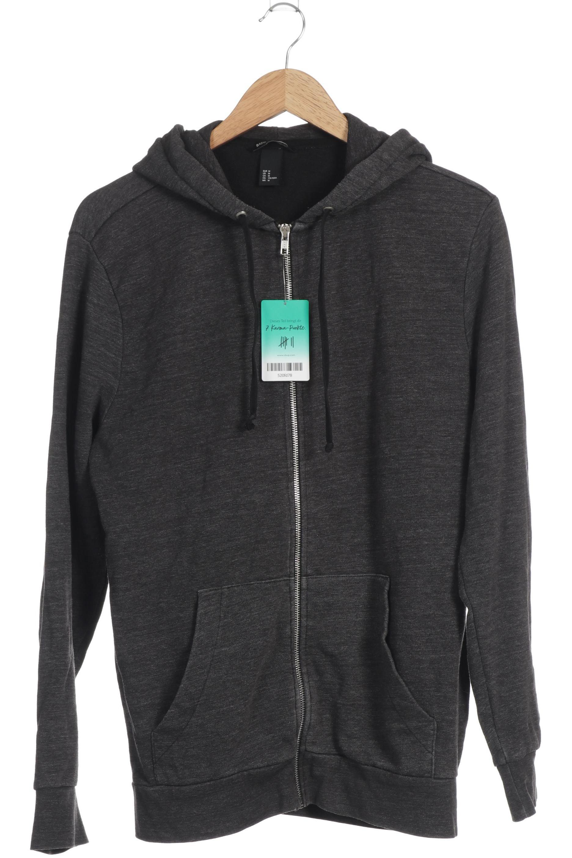 

H&M Herren Kapuzenpullover, grau, Gr.