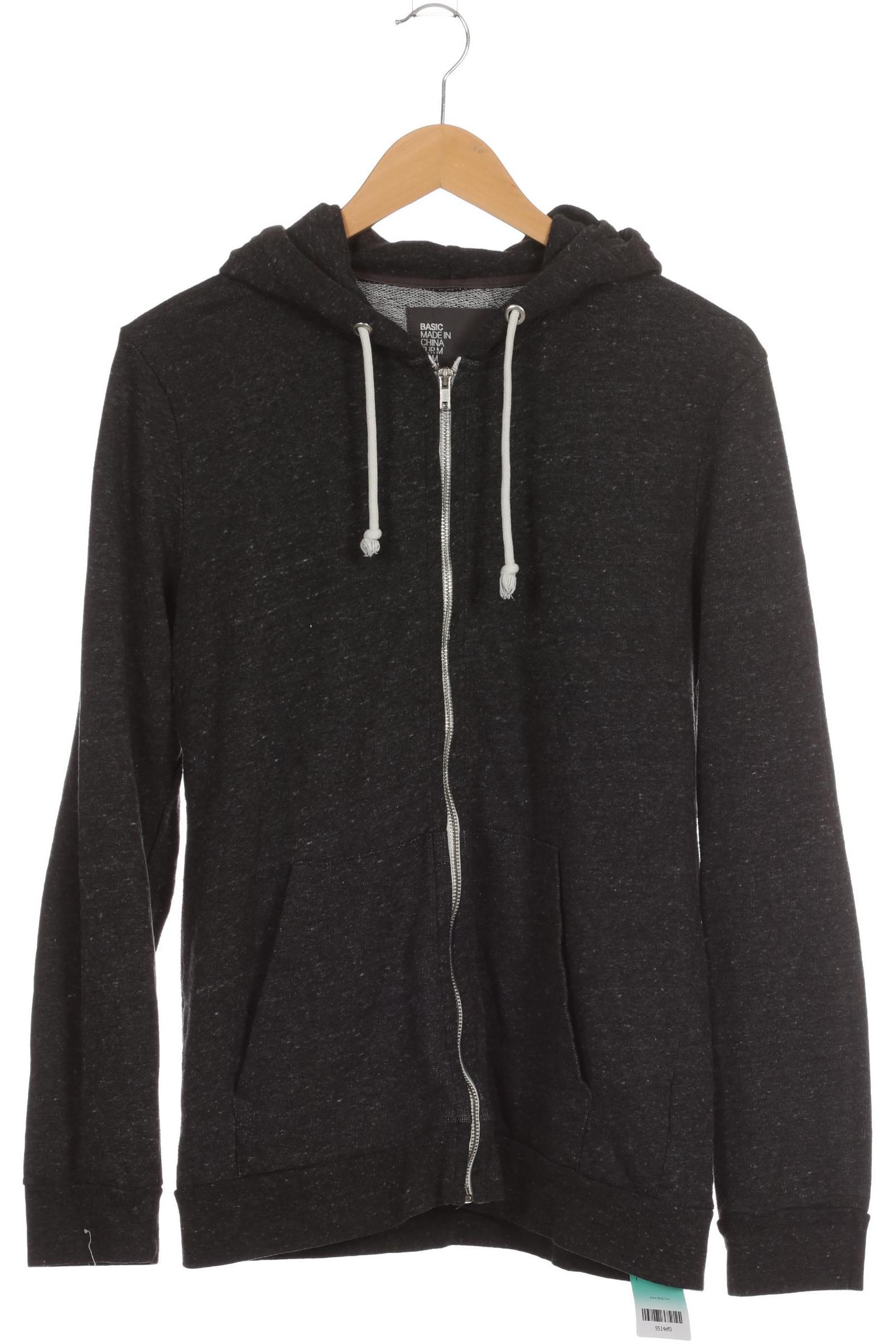 

H&M Herren Kapuzenpullover, grau, Gr.