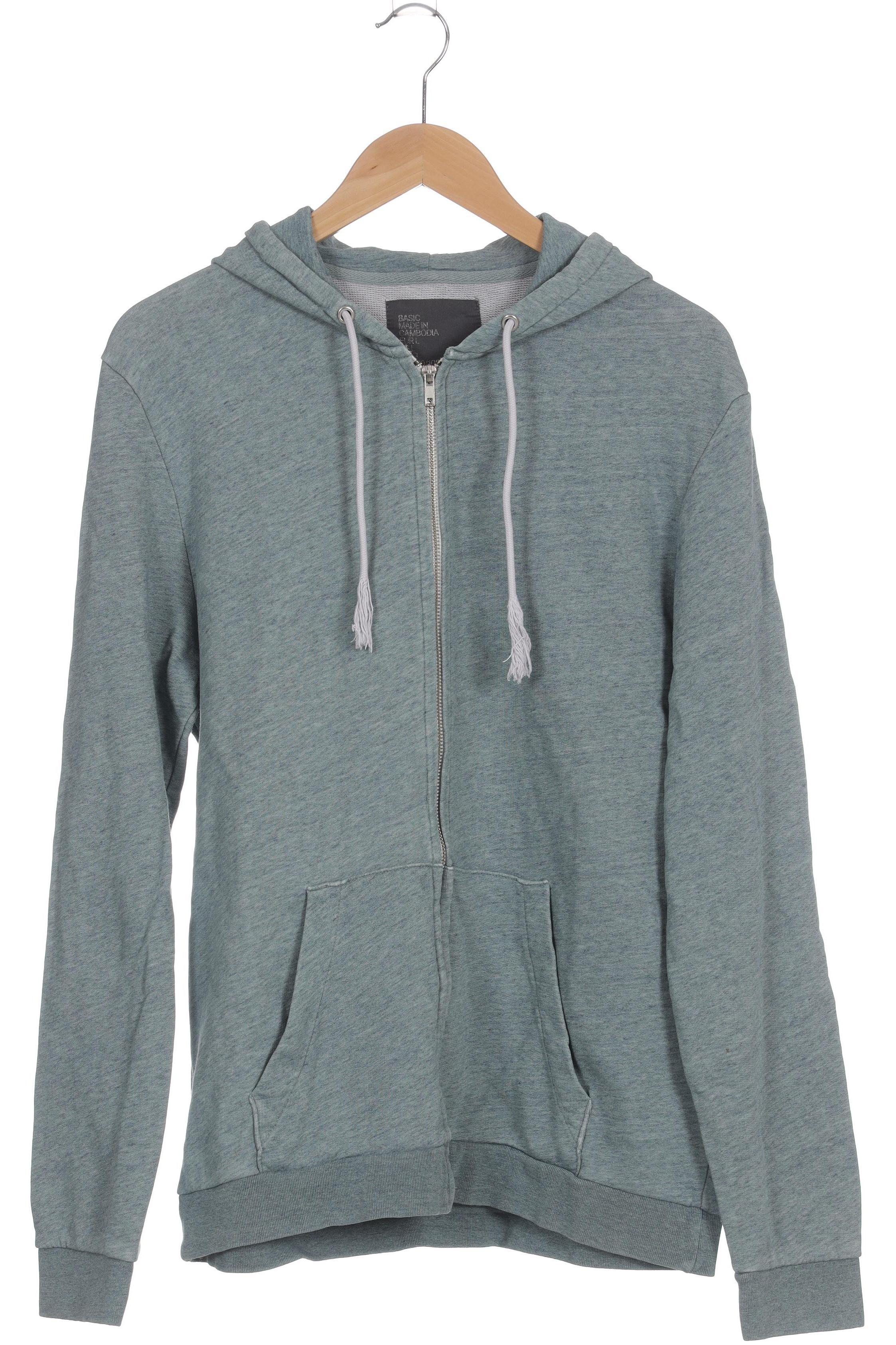 

H&M Herren Kapuzenpullover, türkis, Gr.