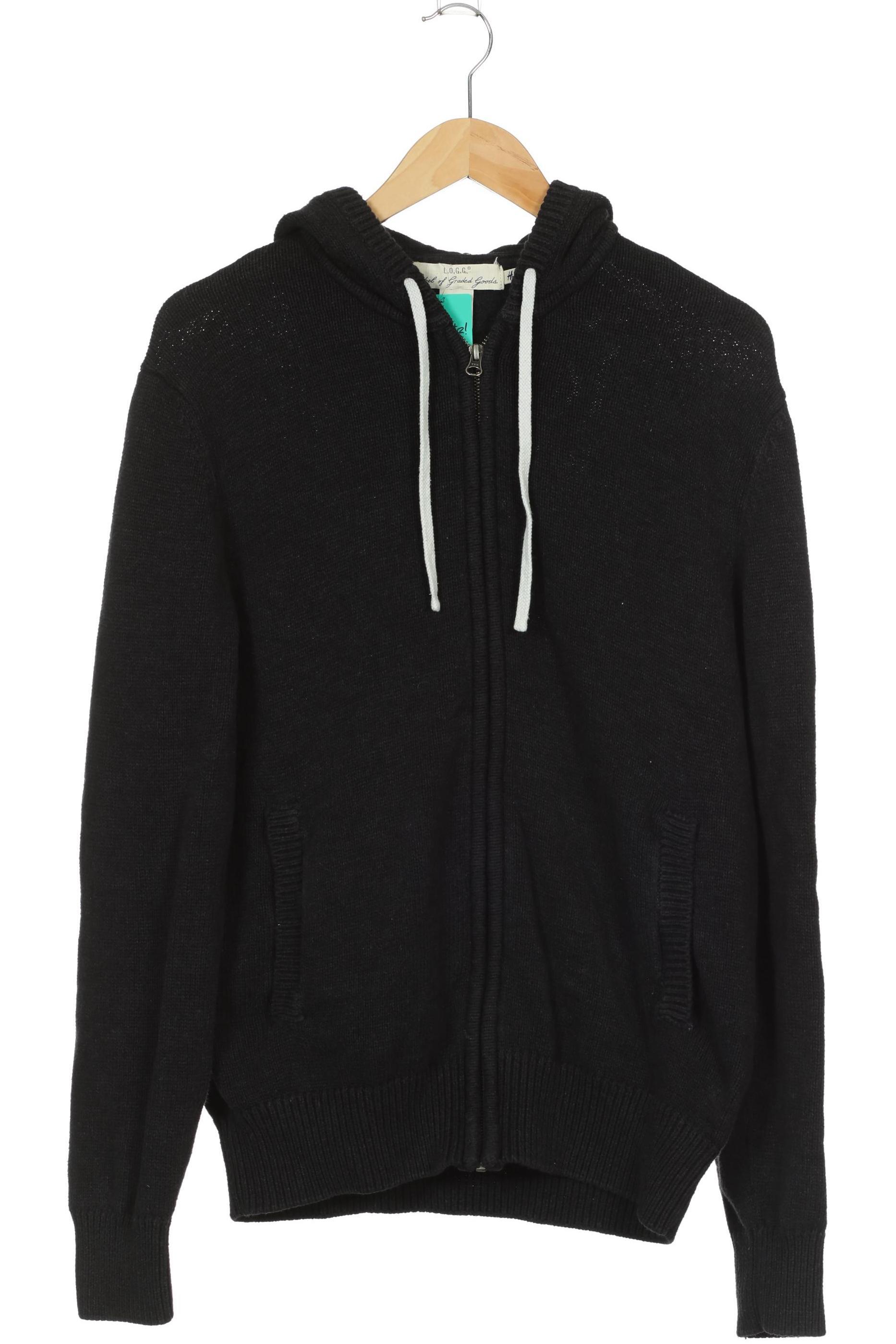 

H&M Herren Kapuzenpullover, blau, Gr.