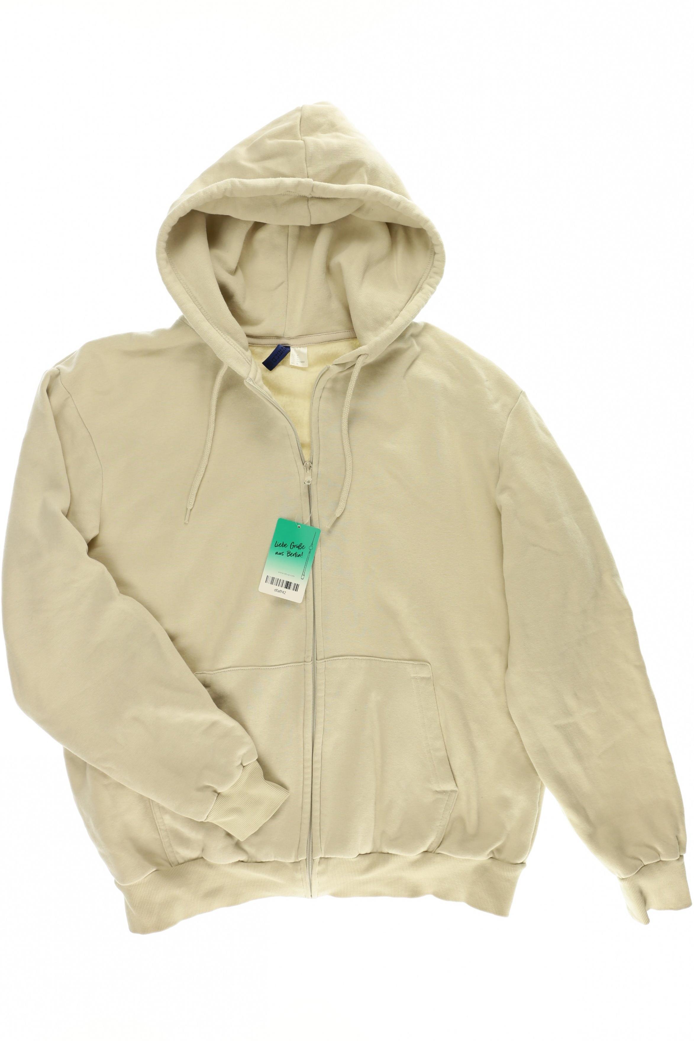 

H&M Herren Kapuzenpullover, beige, Gr.