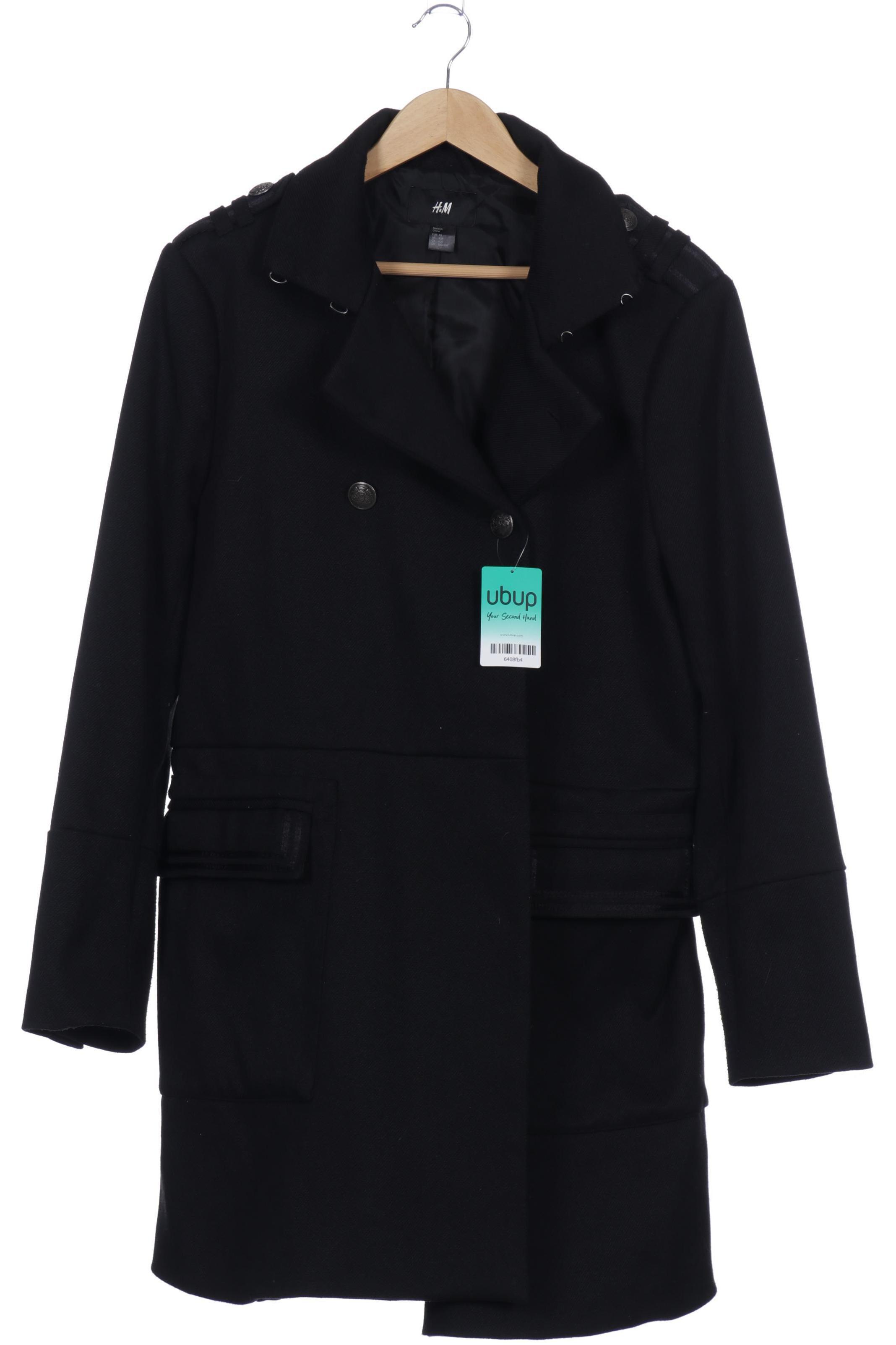 

H&M Herren Mantel, schwarz, Gr. 42