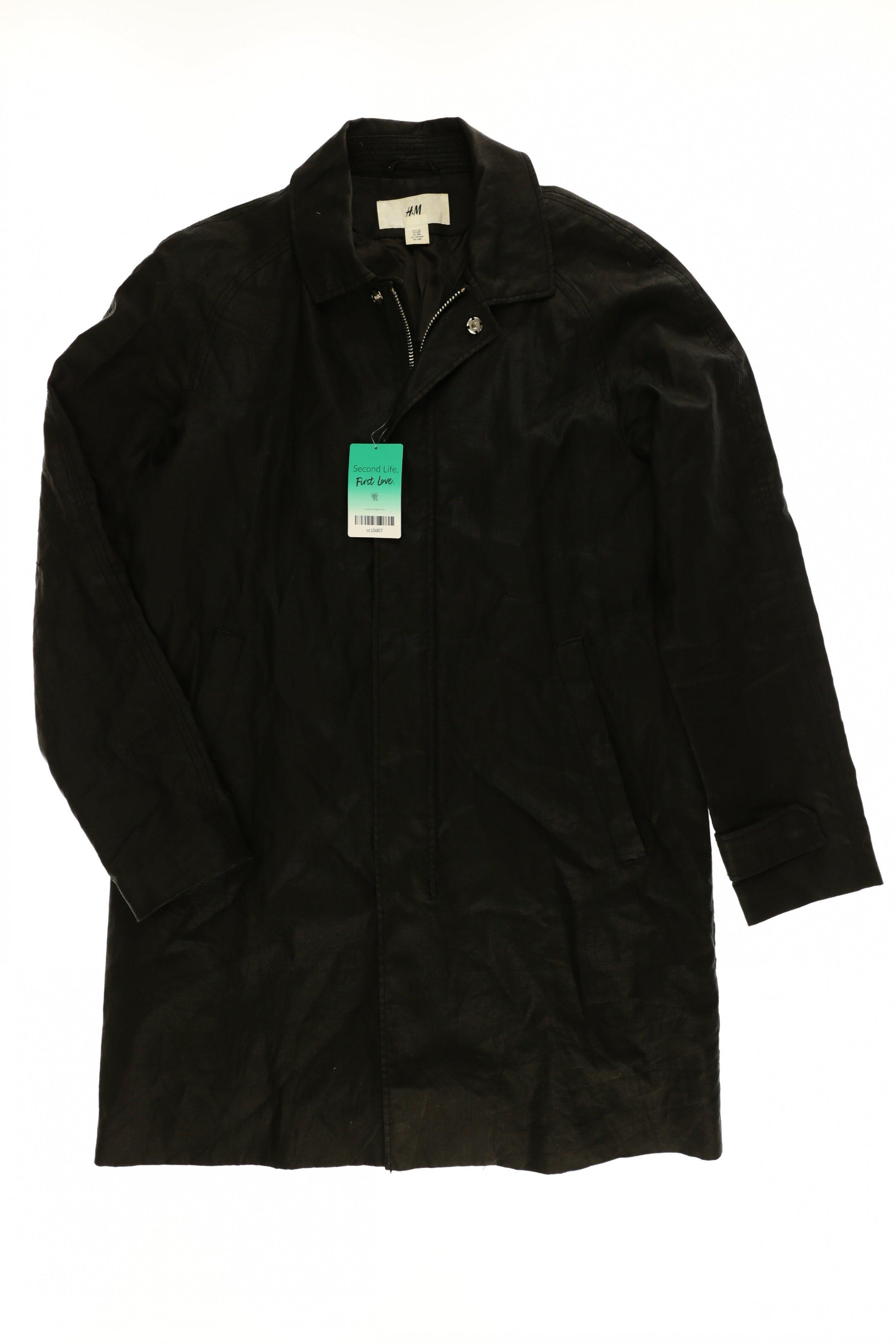 

H&M Damen Mantel, schwarz, Gr. 48