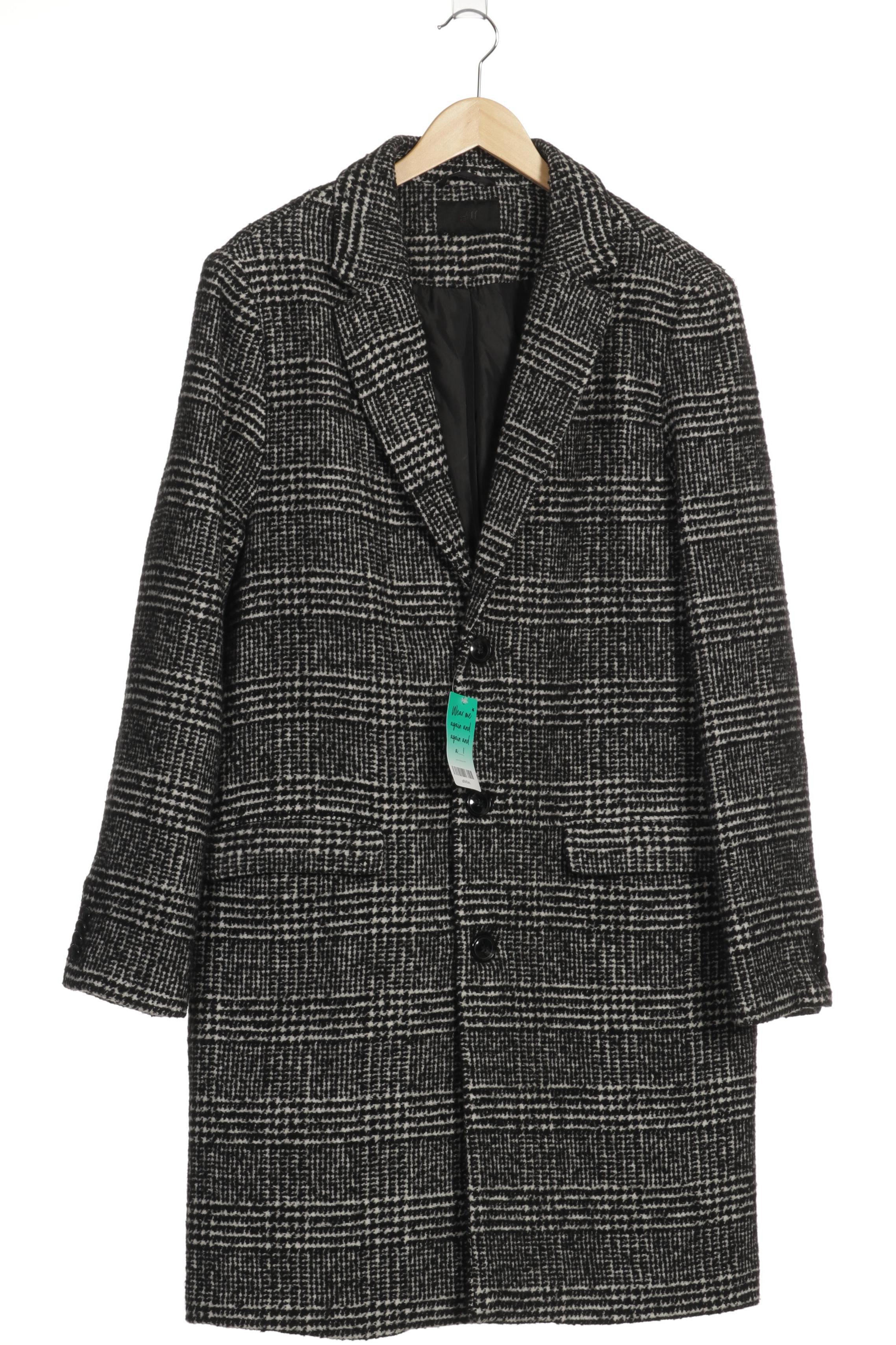

H&M Herren Mantel, schwarz, Gr.