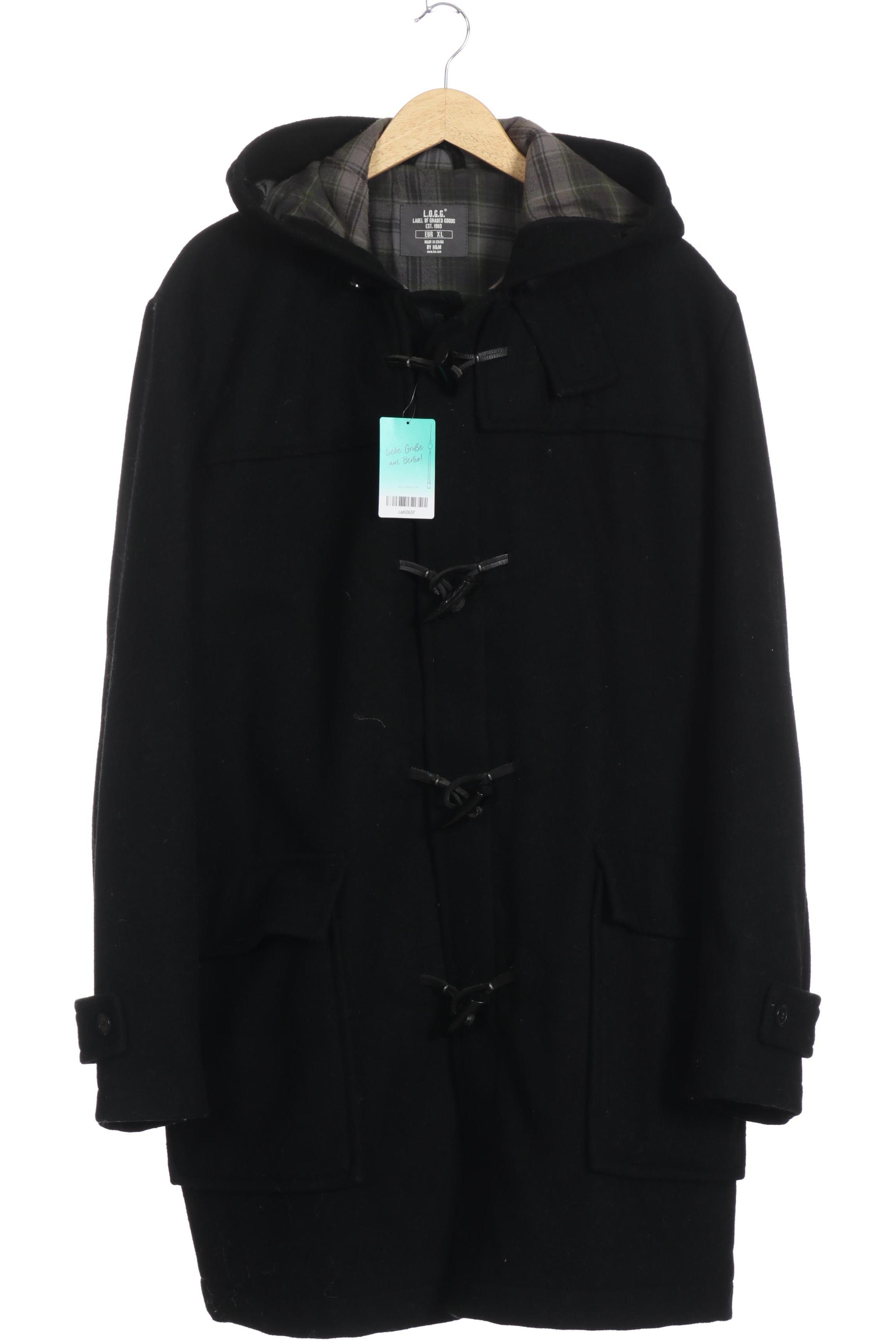 

H&M Herren Mantel, schwarz, Gr.