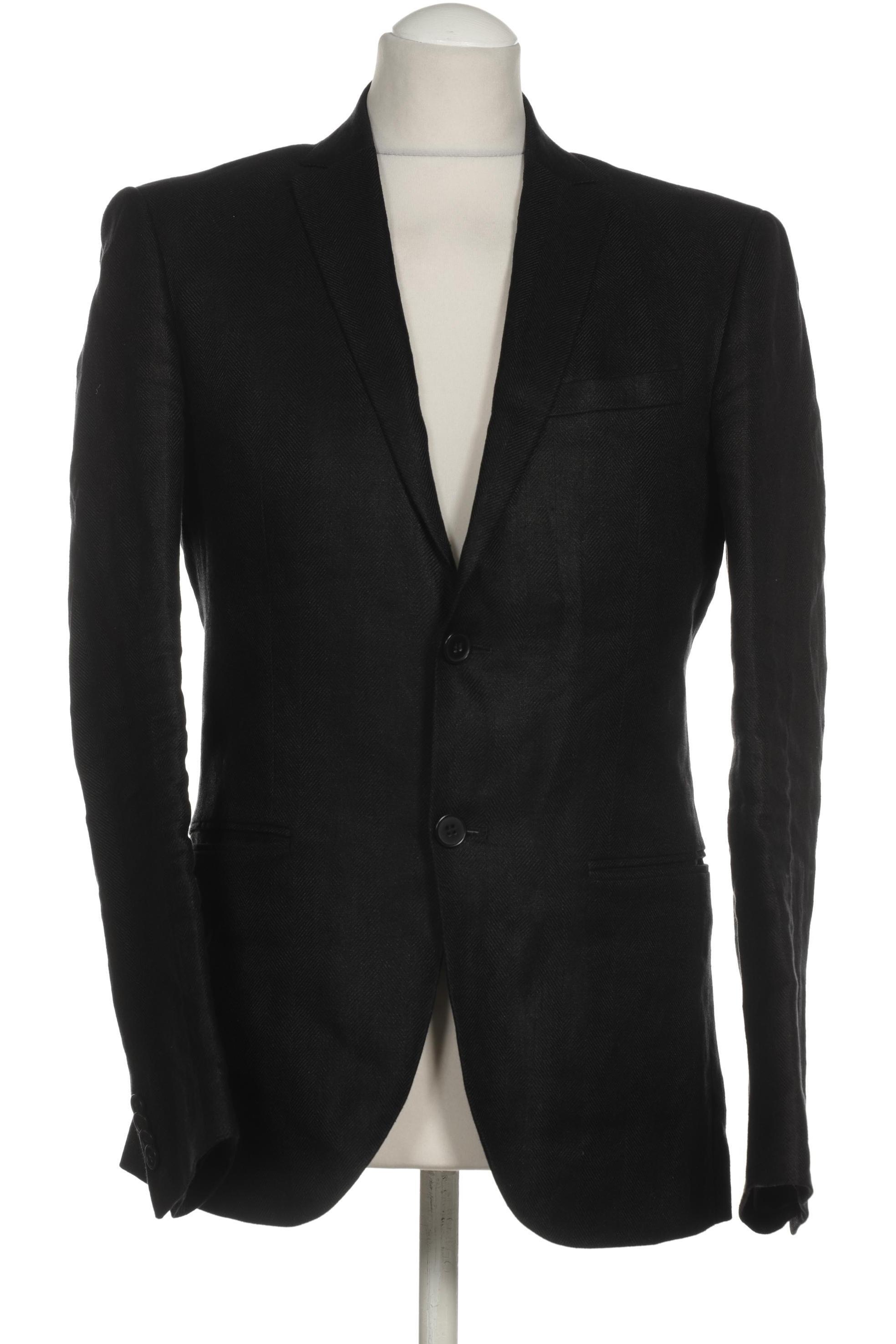 

H&M Herren Sakko, schwarz, Gr. 36