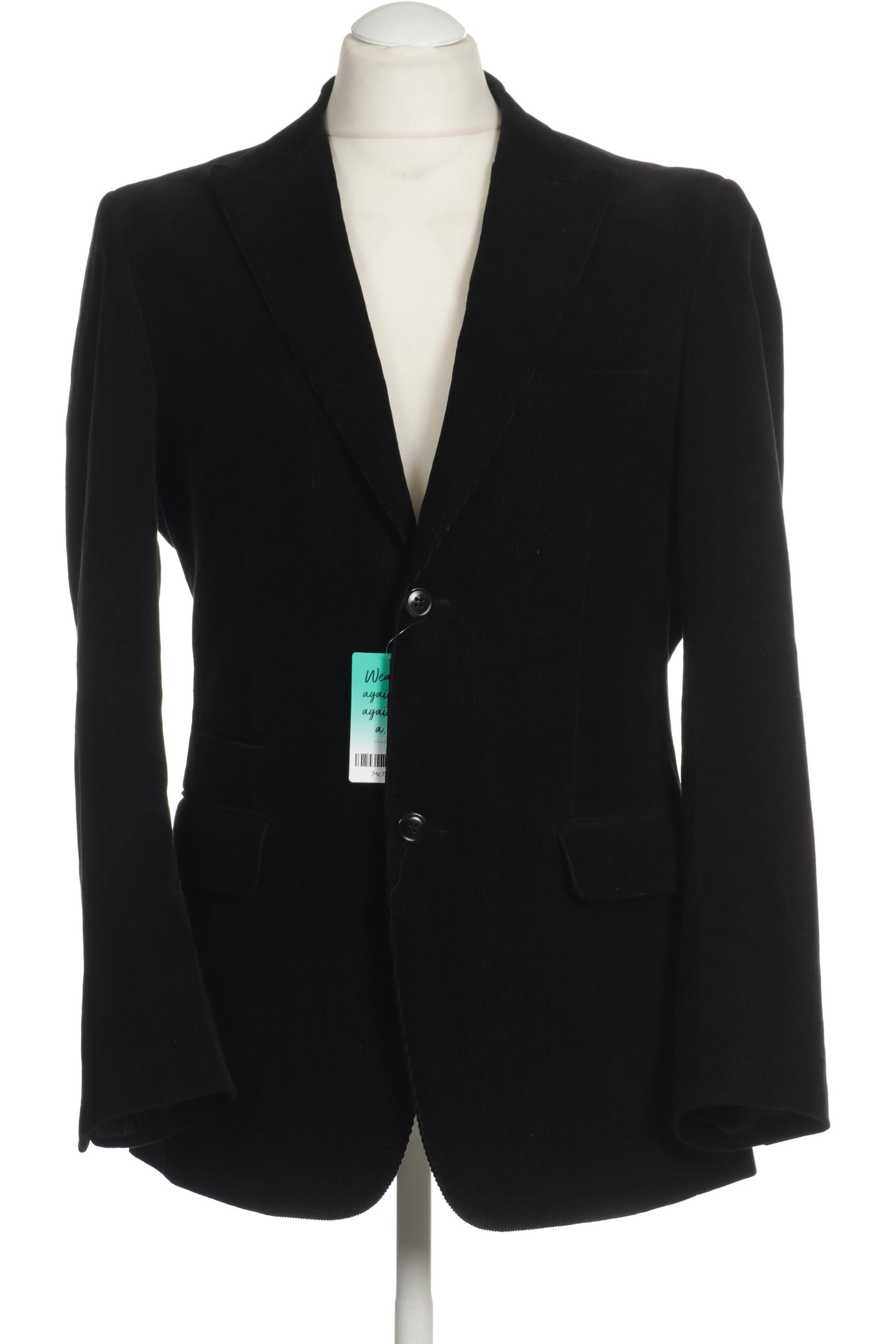 

H&M Herren Sakko, schwarz, Gr. 42