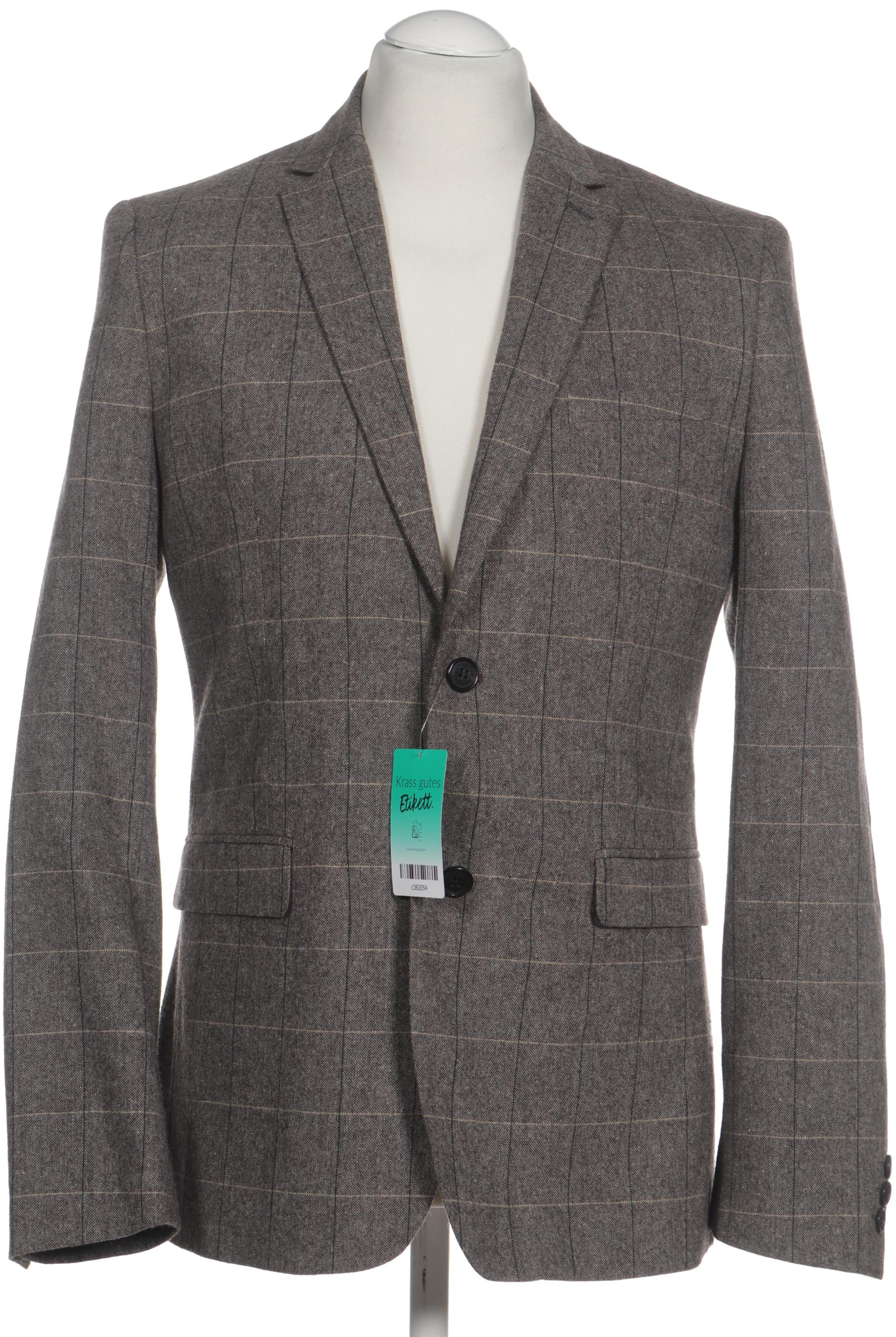 

H&M Herren Sakko, grau, Gr. 40