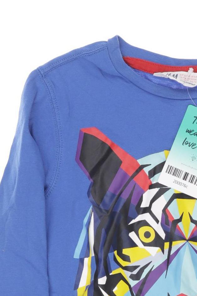 Thumbnail - H&amp;M Jungen Langarmshirt, blau, Gr. 122