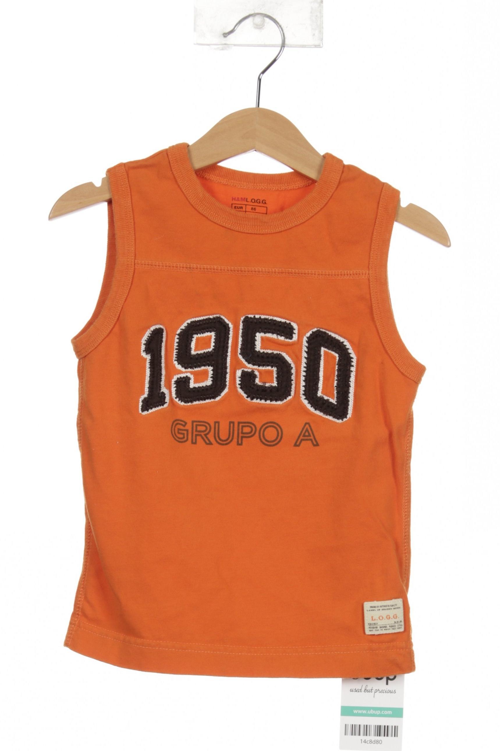 

H&M Jungen T-Shirt, orange, Gr. 86