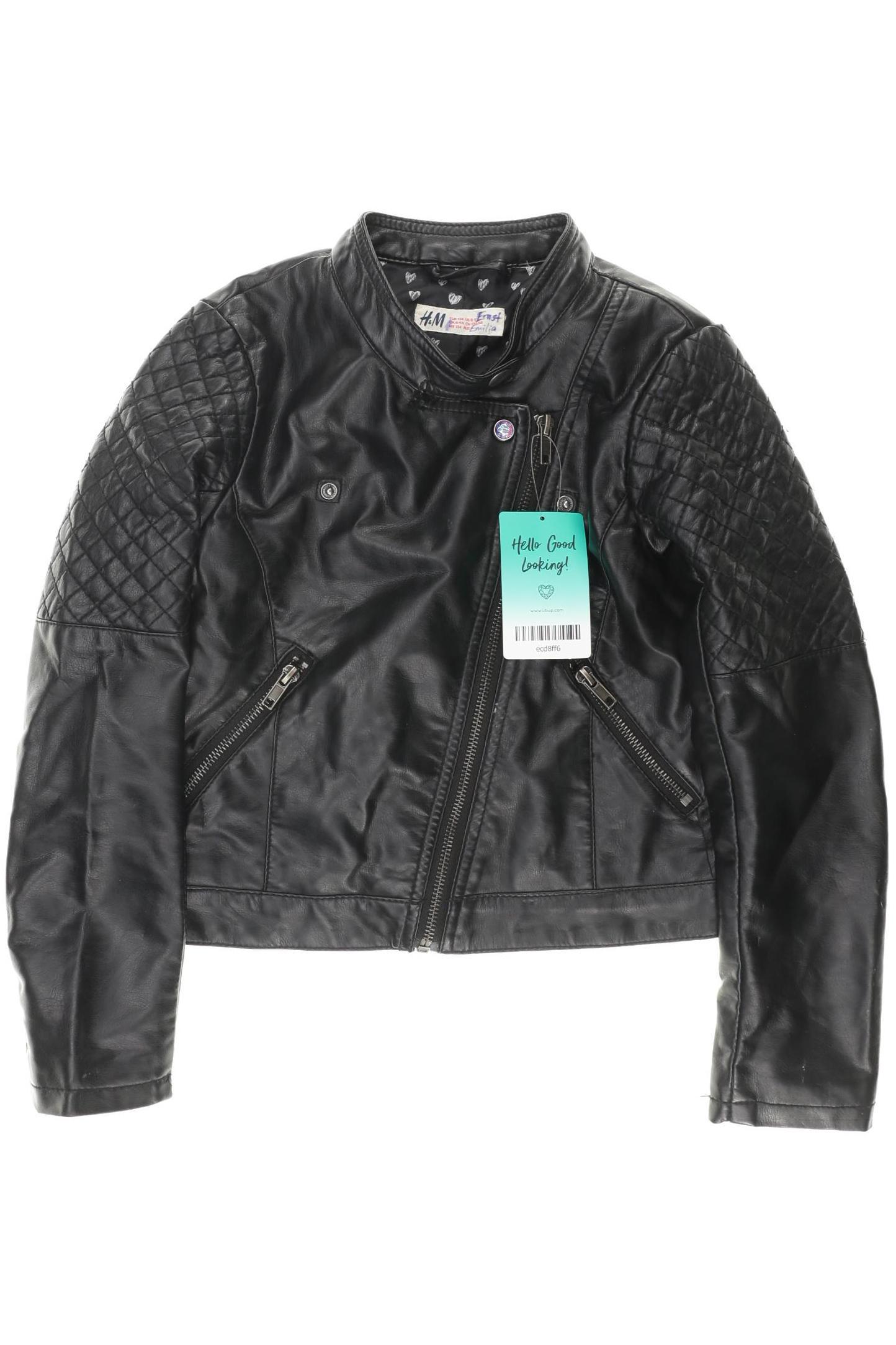 

H&M Mädchen Jacke, schwarz, Gr. 134