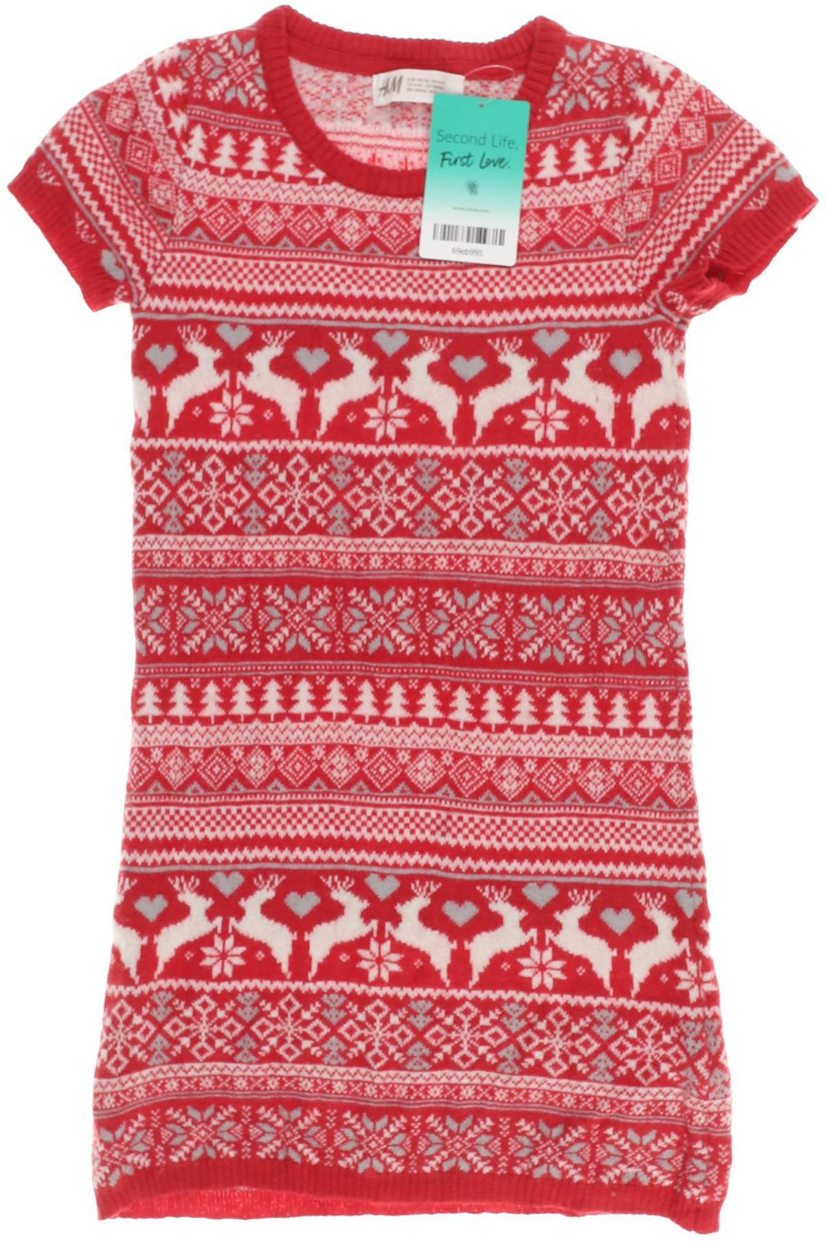 

H&M Mädchen Kleid, rot, Gr. 110