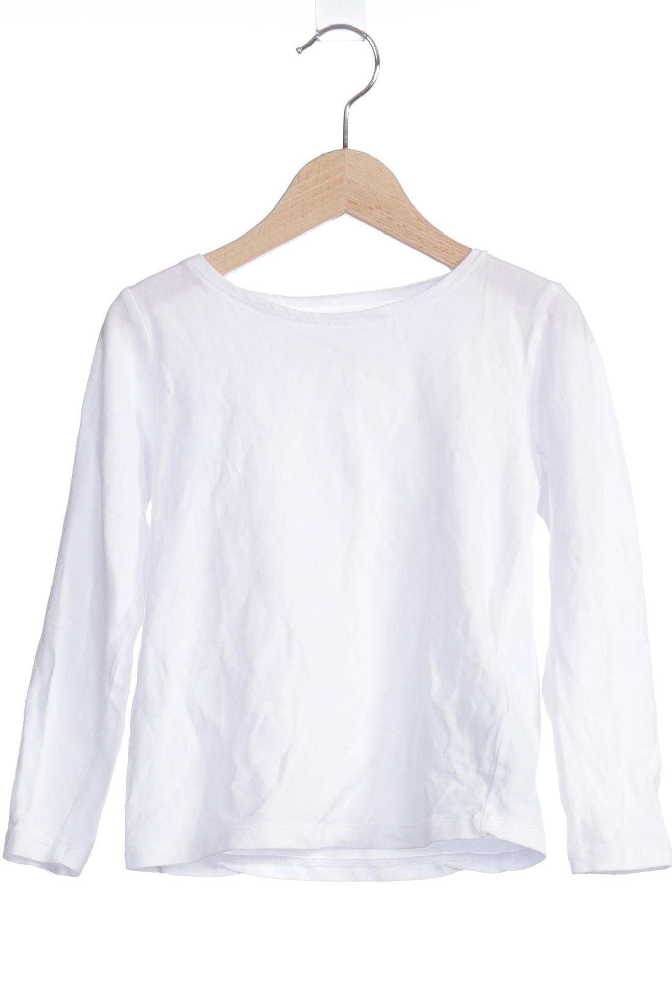 

H&M Mädchen Langarmshirt, weiß, Gr. 110