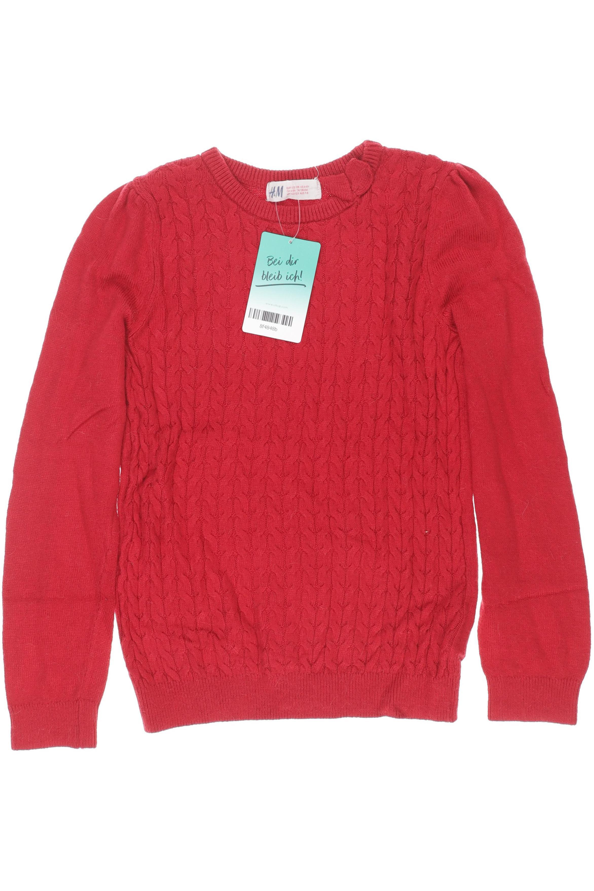 

H&M Mädchen Pullover, rot, Gr. 122