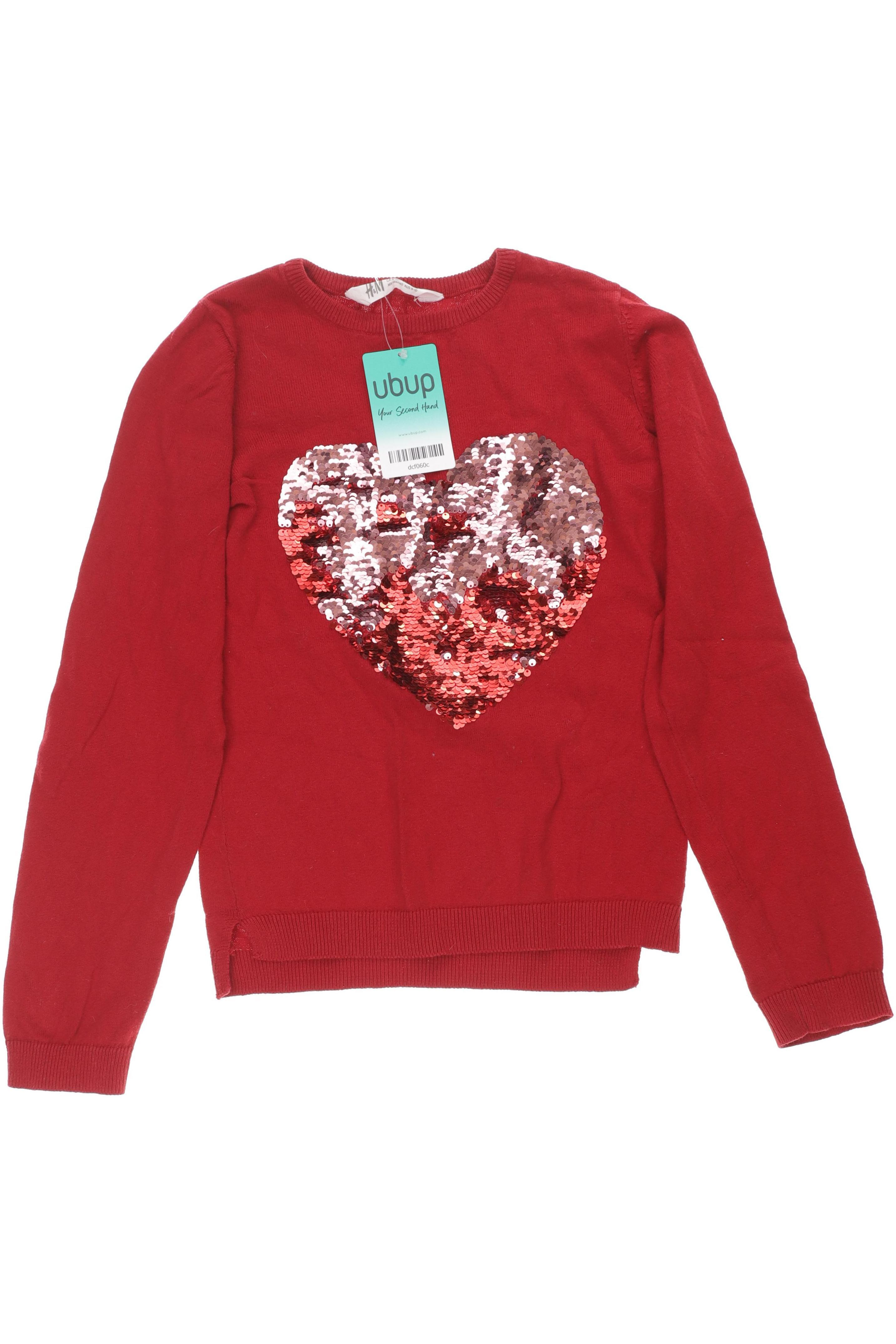 

H&M Mädchen Pullover, rot, Gr. 134