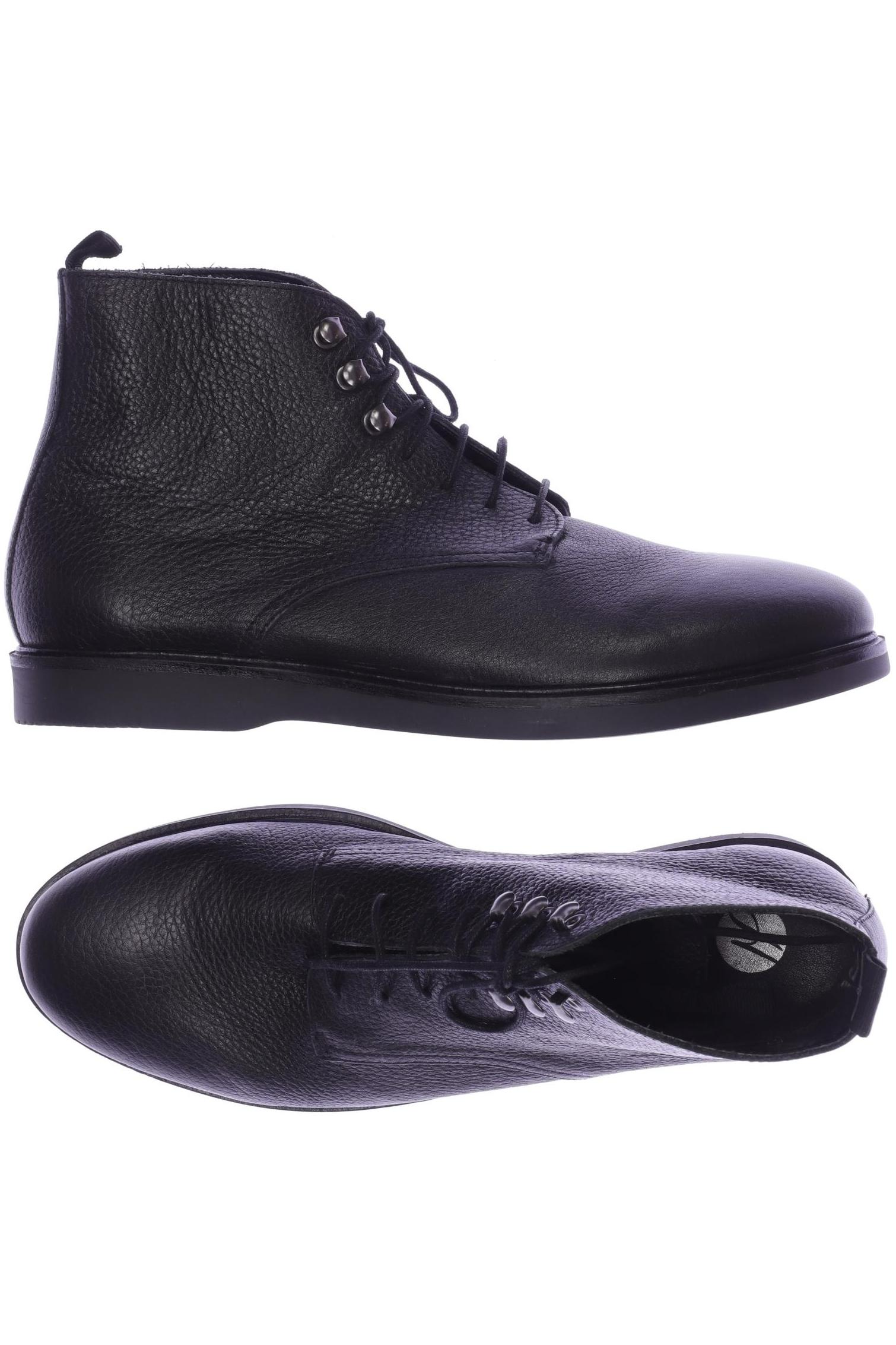 

H by Hudson Herren Stiefel, schwarz, Gr. 44