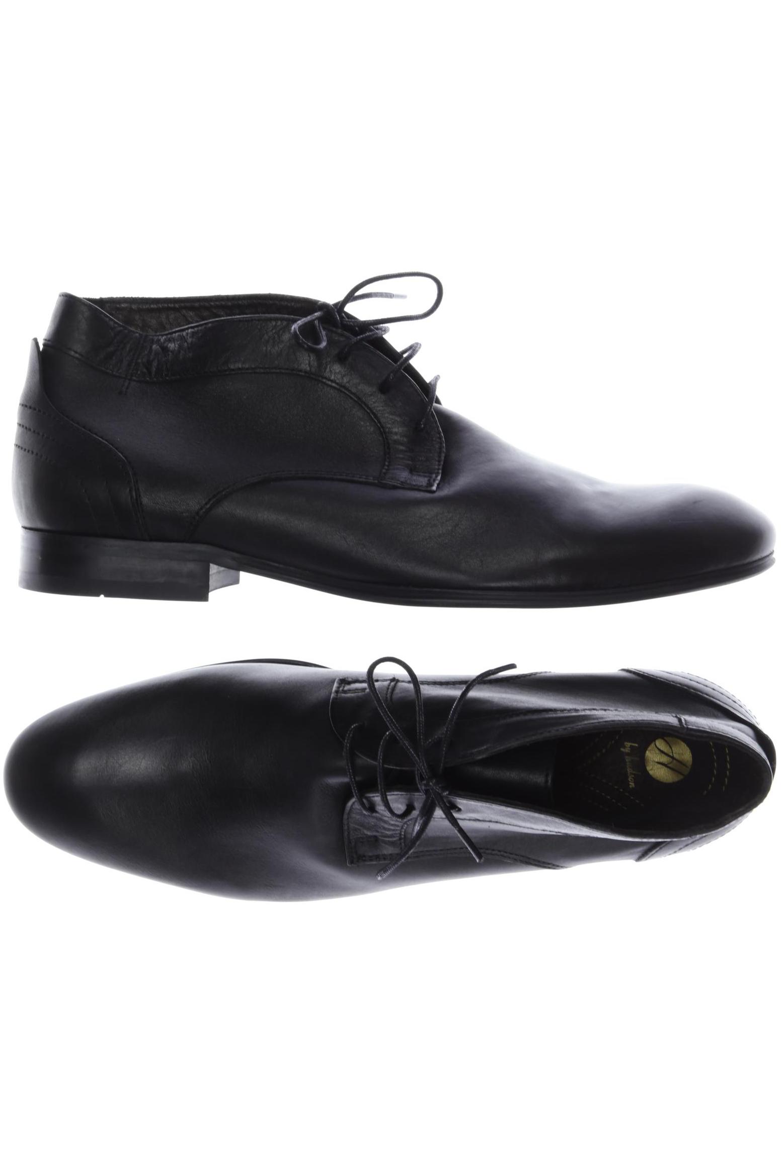 

H by Hudson Herren Halbschuh, schwarz, Gr. 42
