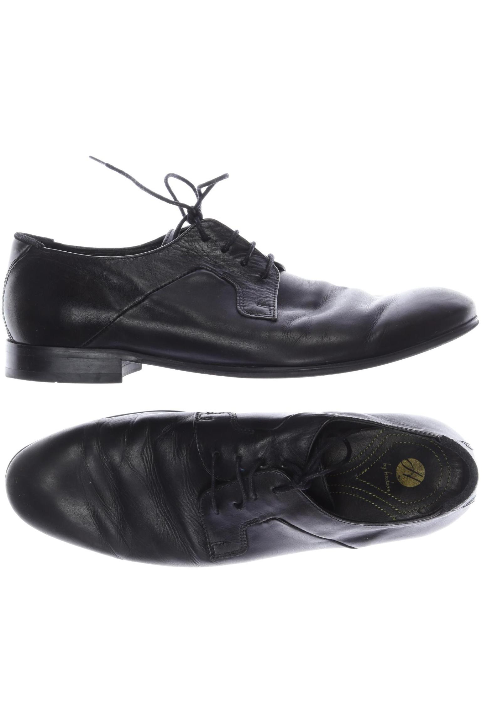 

H by Hudson Herren Halbschuh, schwarz, Gr. 42