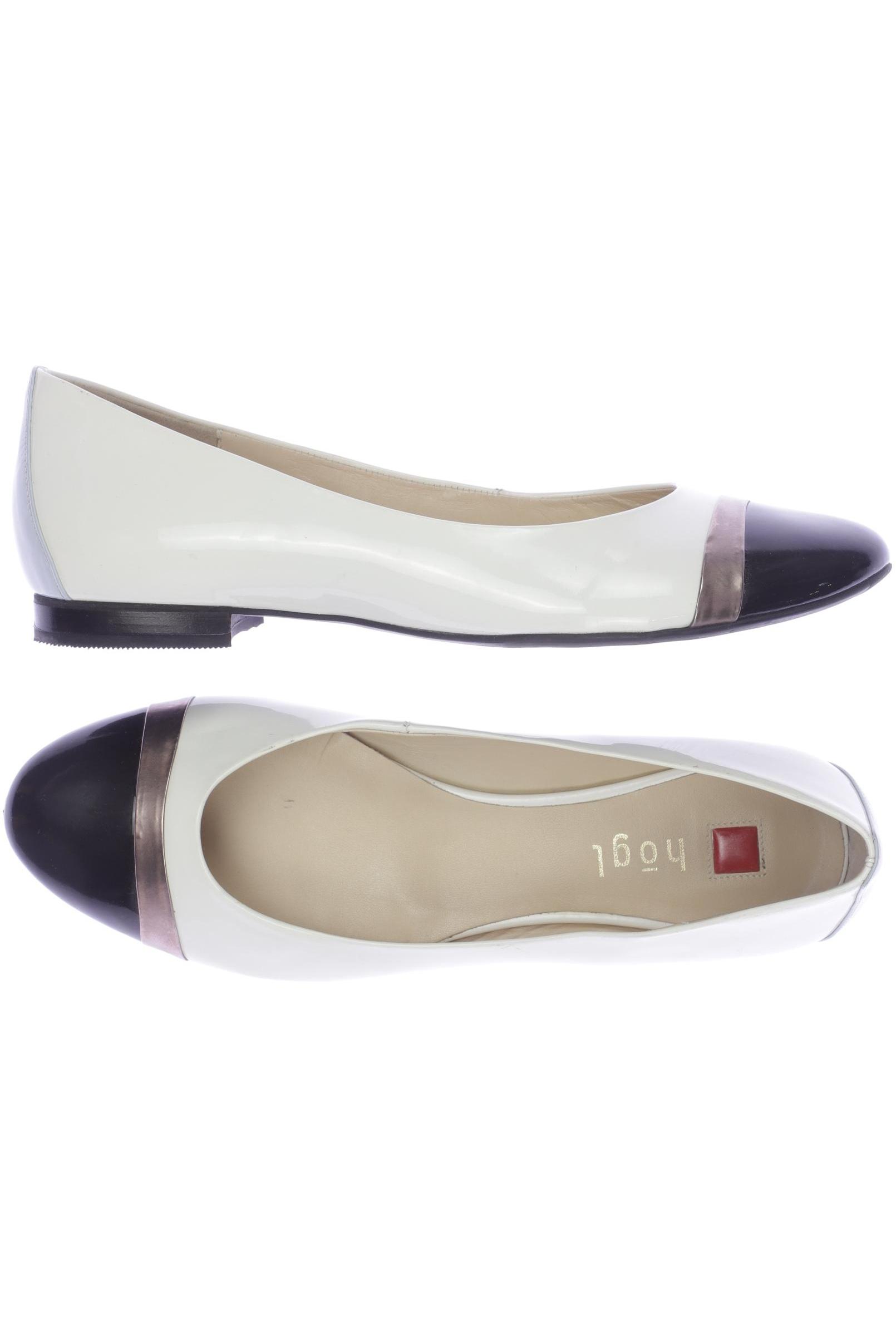 

högl Damen Ballerinas, weiß, Gr. 5.5