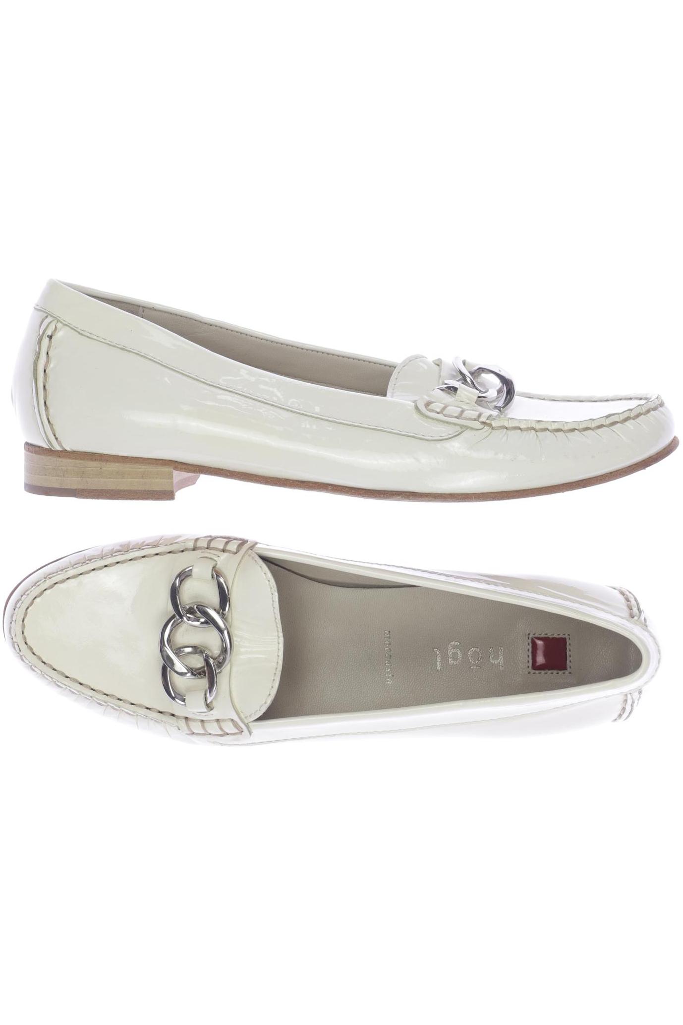 

högl Damen Halbschuh, cremeweiß, Gr. 5.5