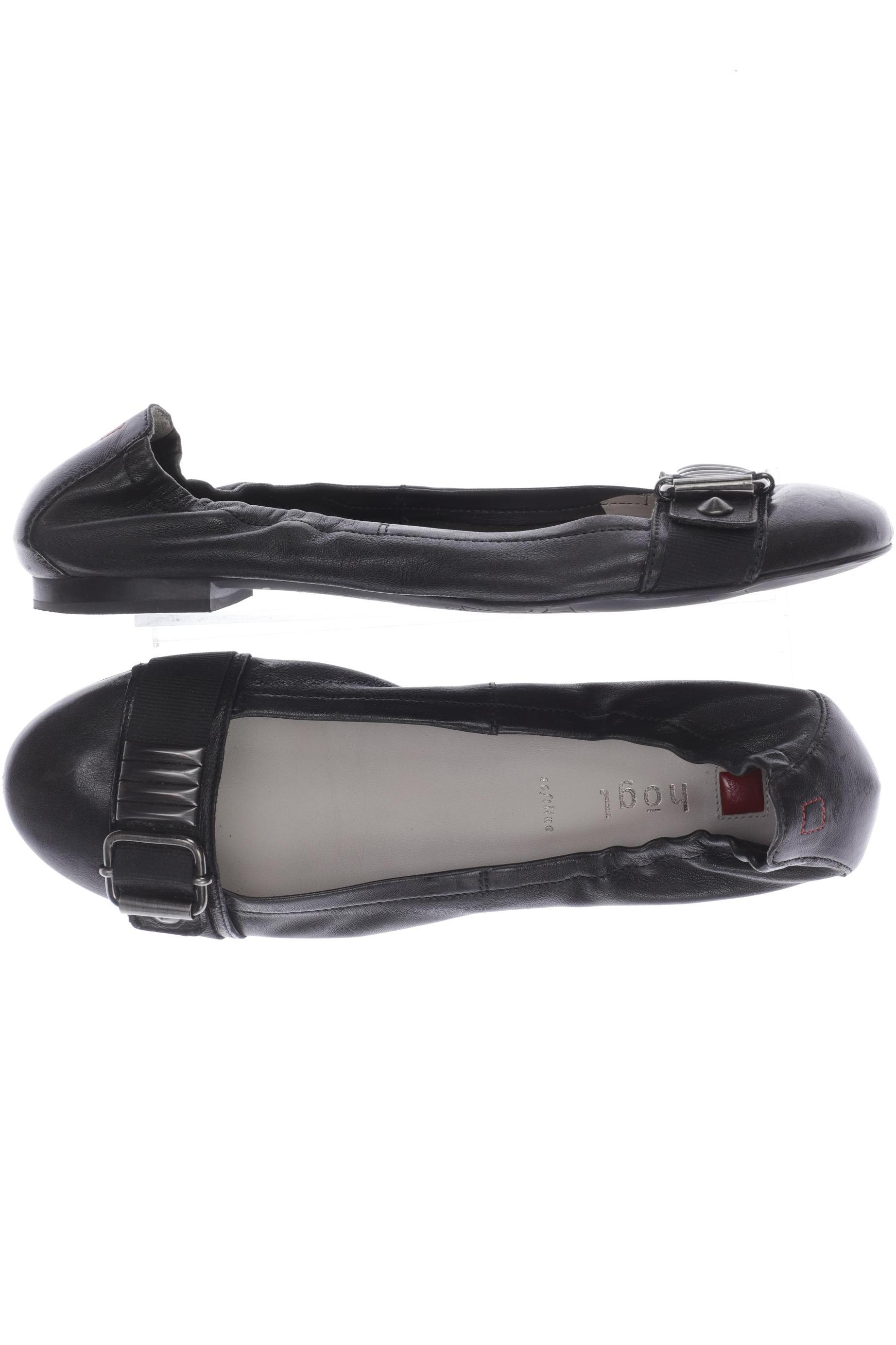 

högl Damen Ballerinas, schwarz, Gr. 7.5