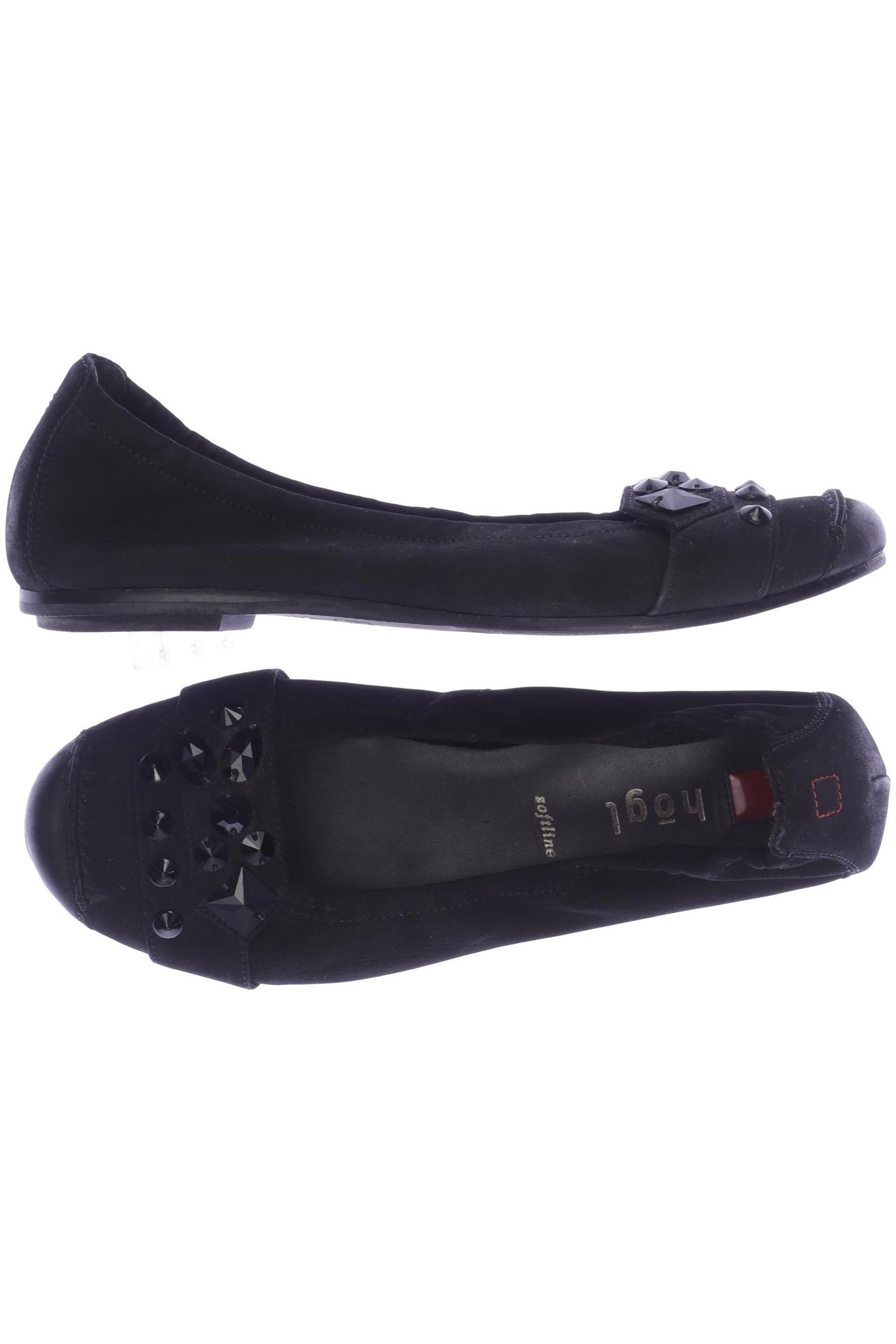 

högl Damen Ballerinas, schwarz, Gr. 5