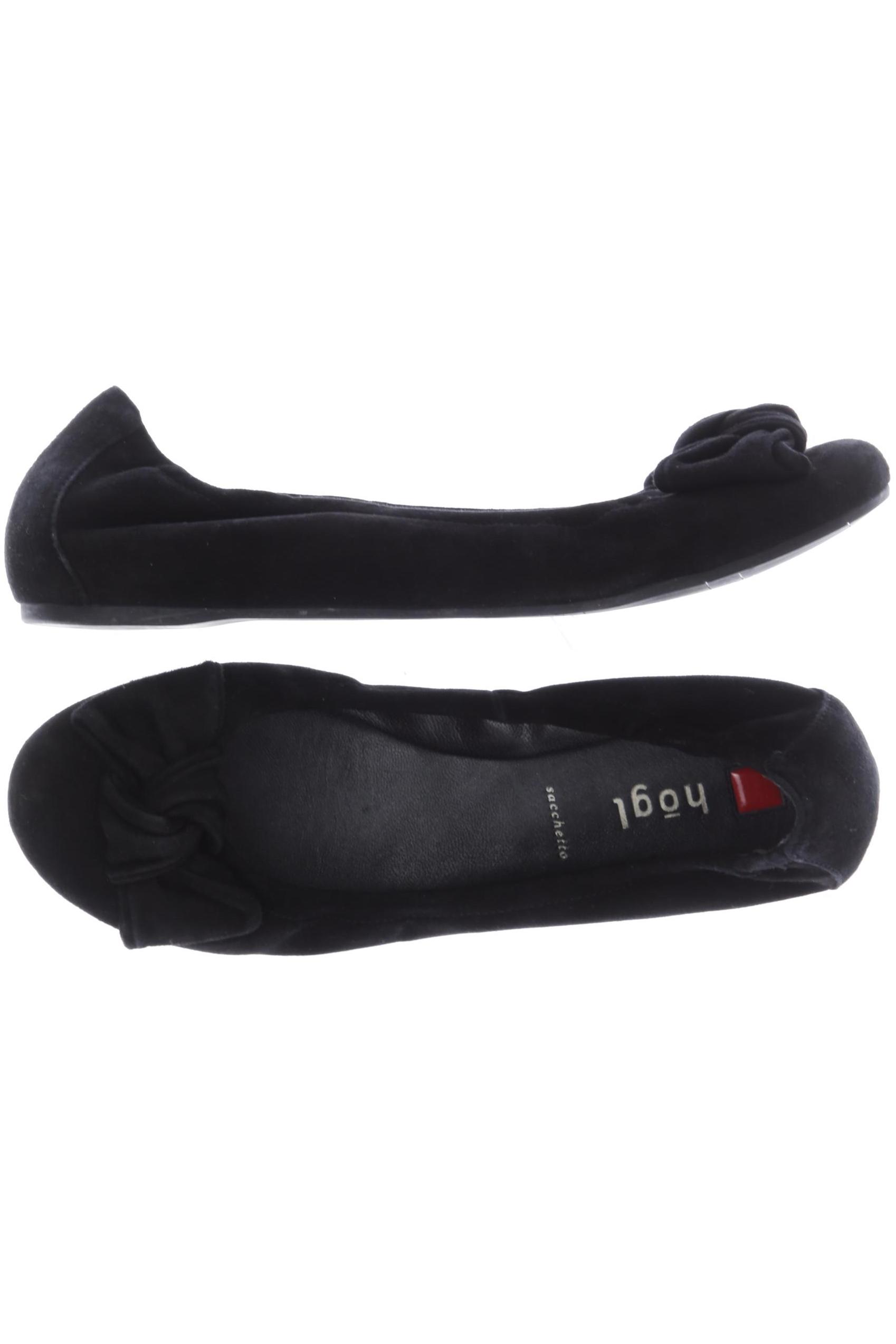 

högl Damen Ballerinas, schwarz, Gr. 7.5