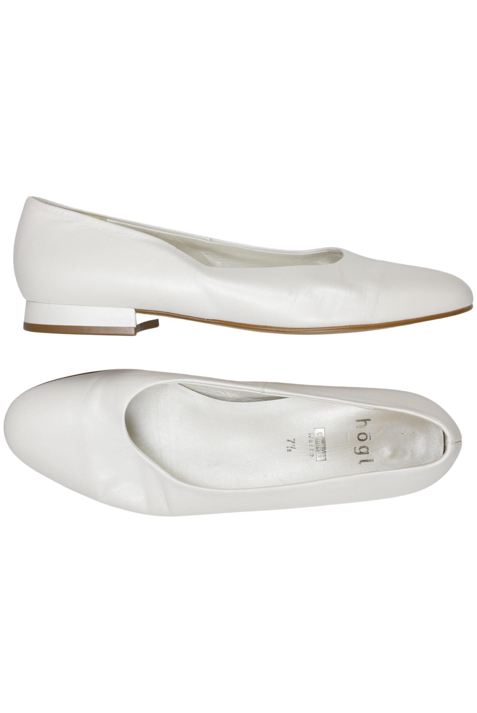 

högl Damen Ballerinas, weiß, Gr. 7.5