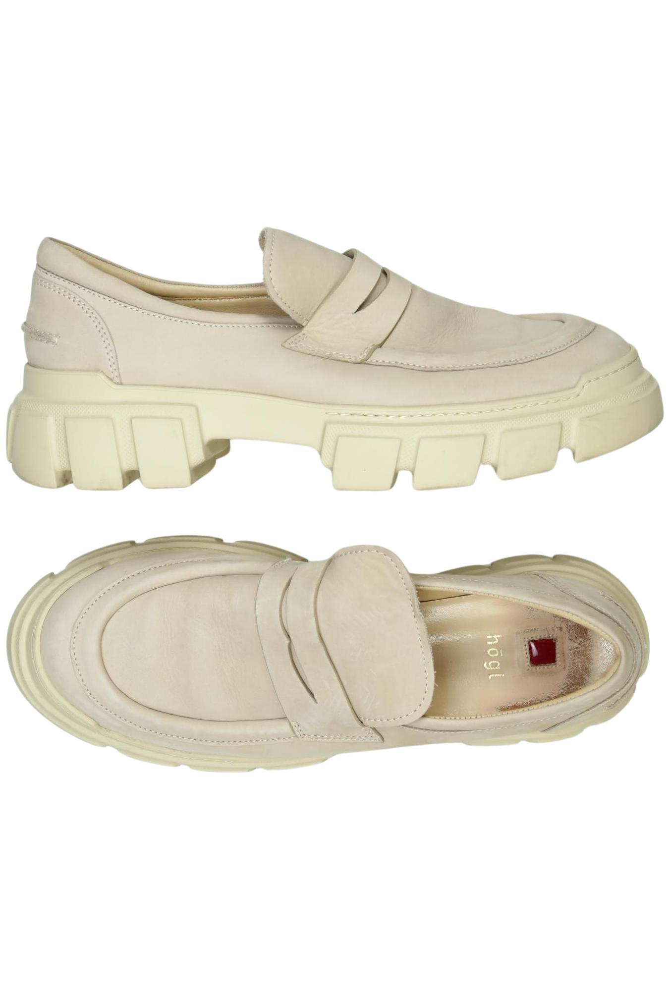 

högl Damen Halbschuh, cremeweiß, Gr. 6.5