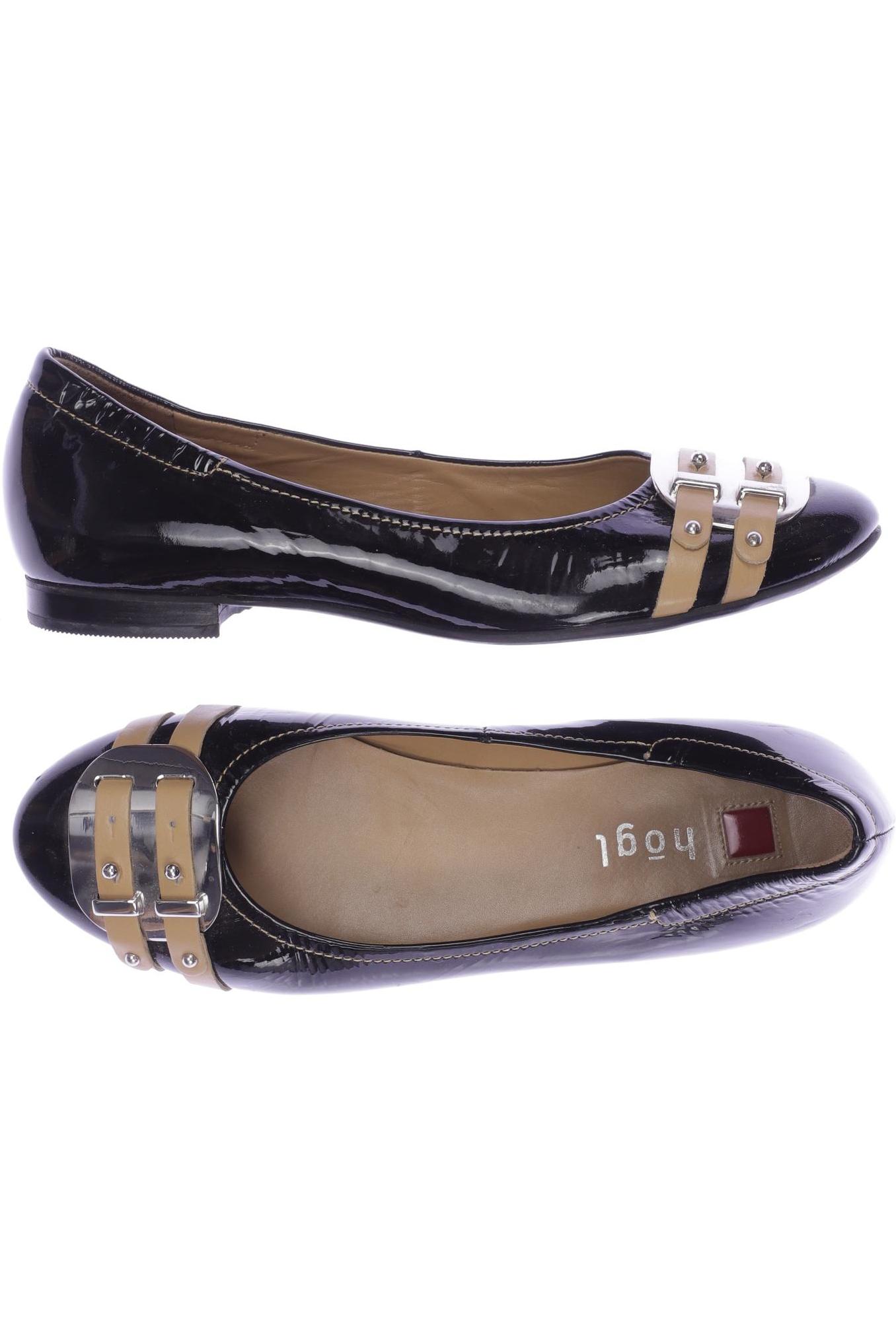 

högl Damen Ballerinas, schwarz, Gr. 4.5