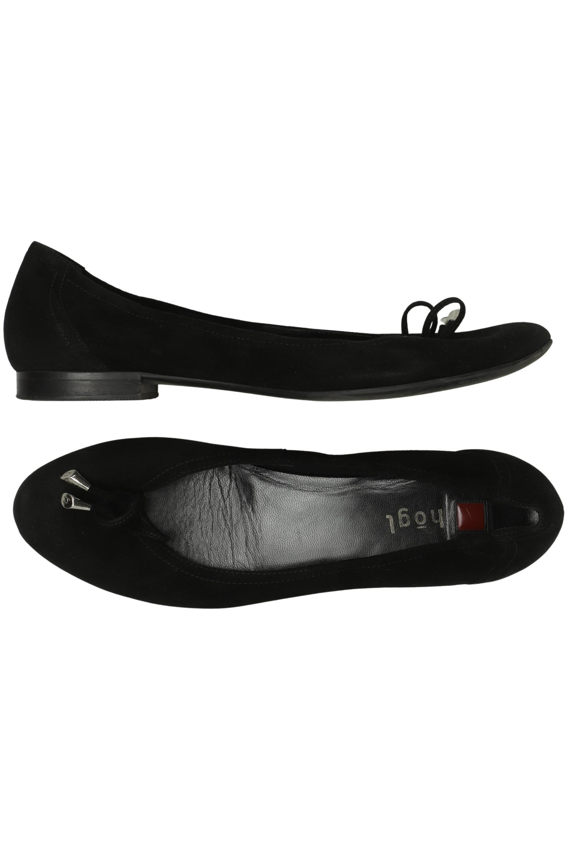 

högl Damen Ballerinas, schwarz, Gr. 7.5