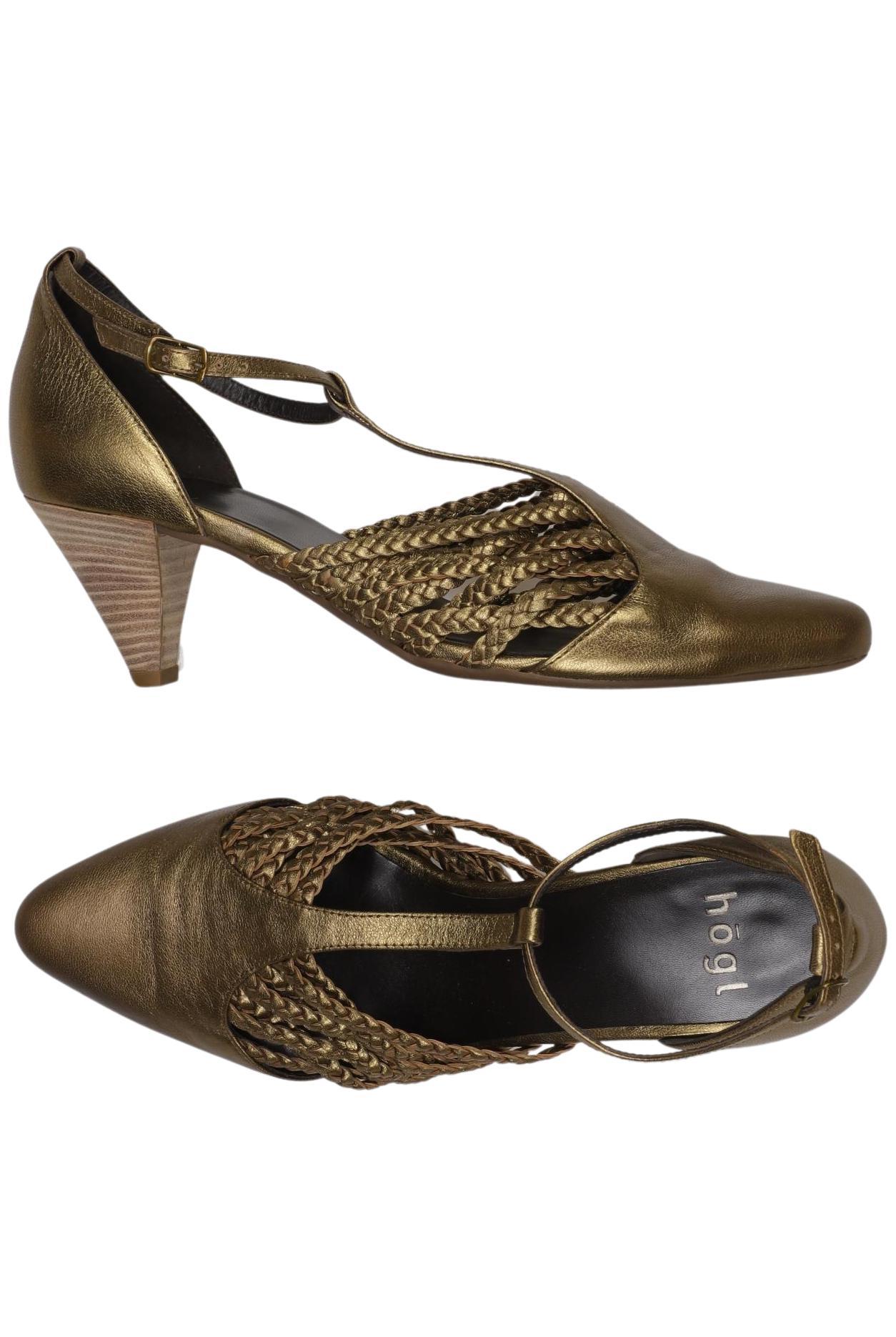 

högl Damen Pumps, gold, Gr. 4.5