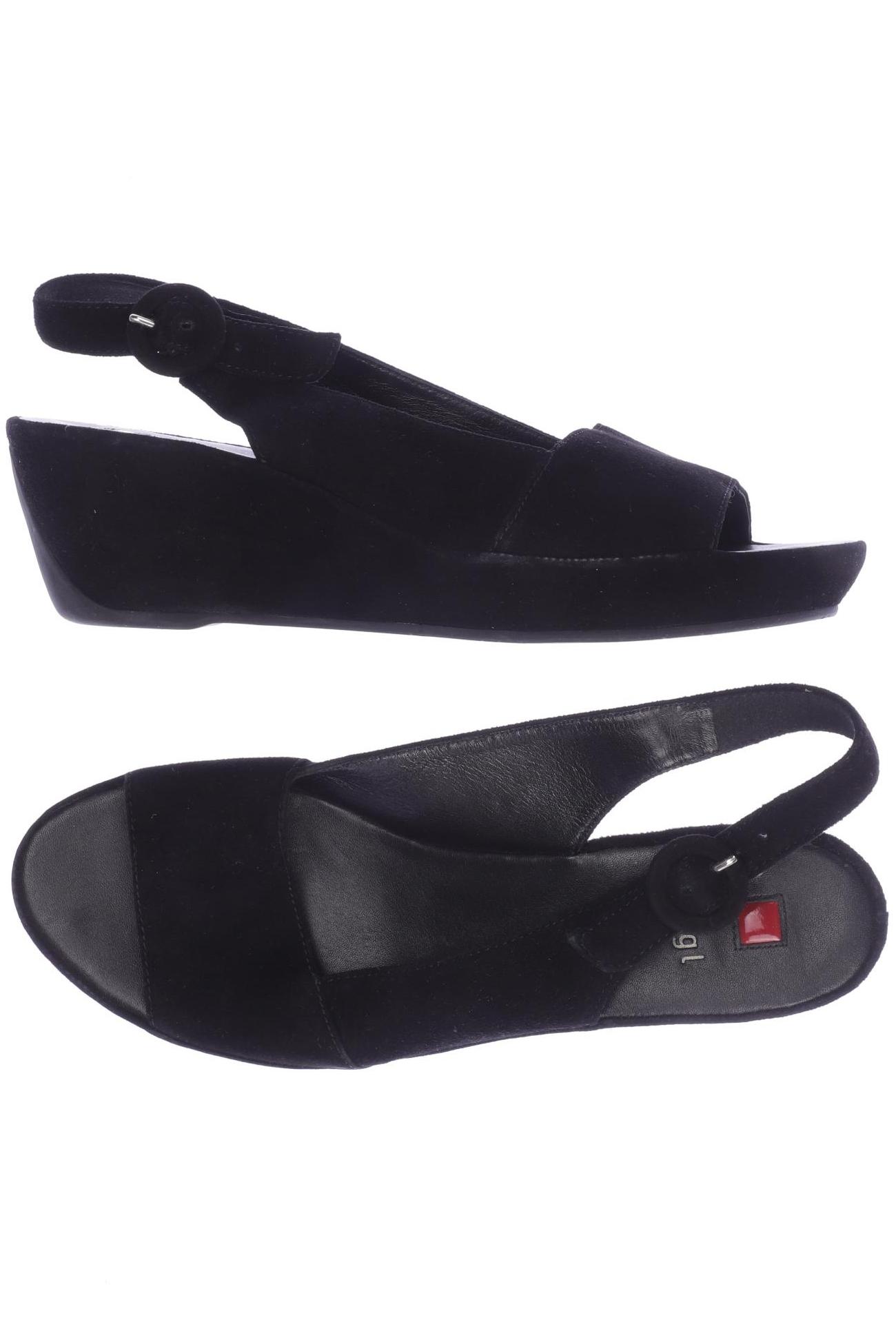 

högl Damen Sandale, schwarz, Gr. 6.5