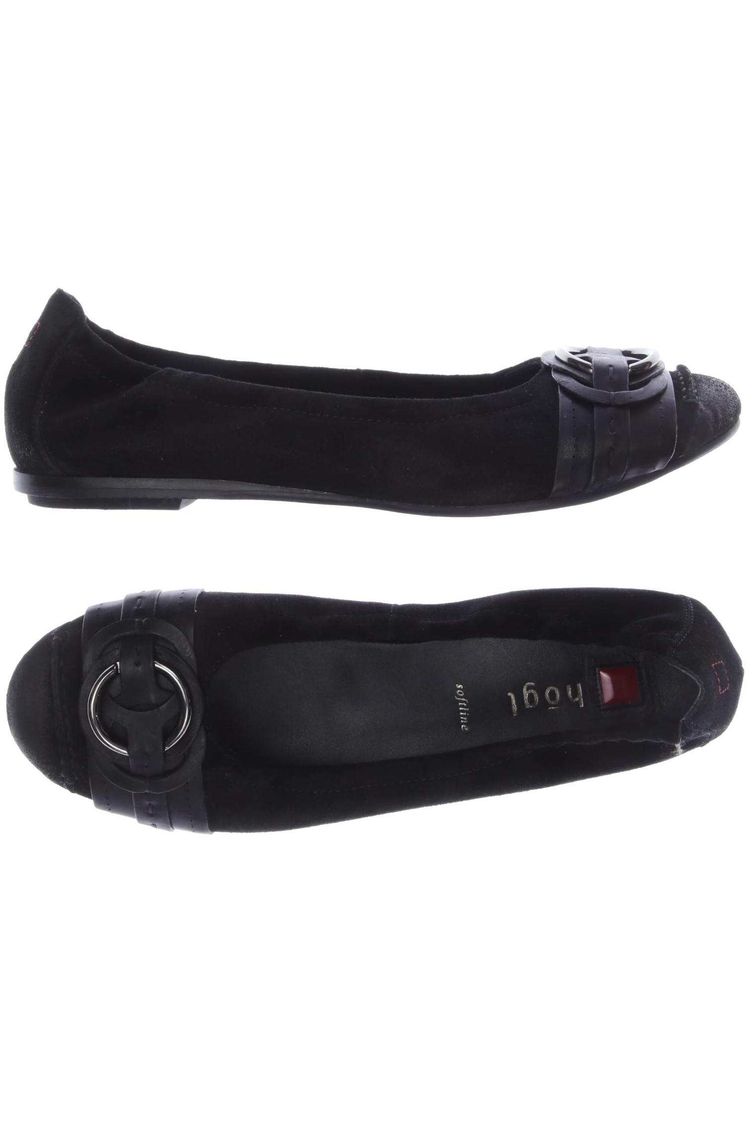 

högl Damen Ballerinas, schwarz, Gr. 7.5