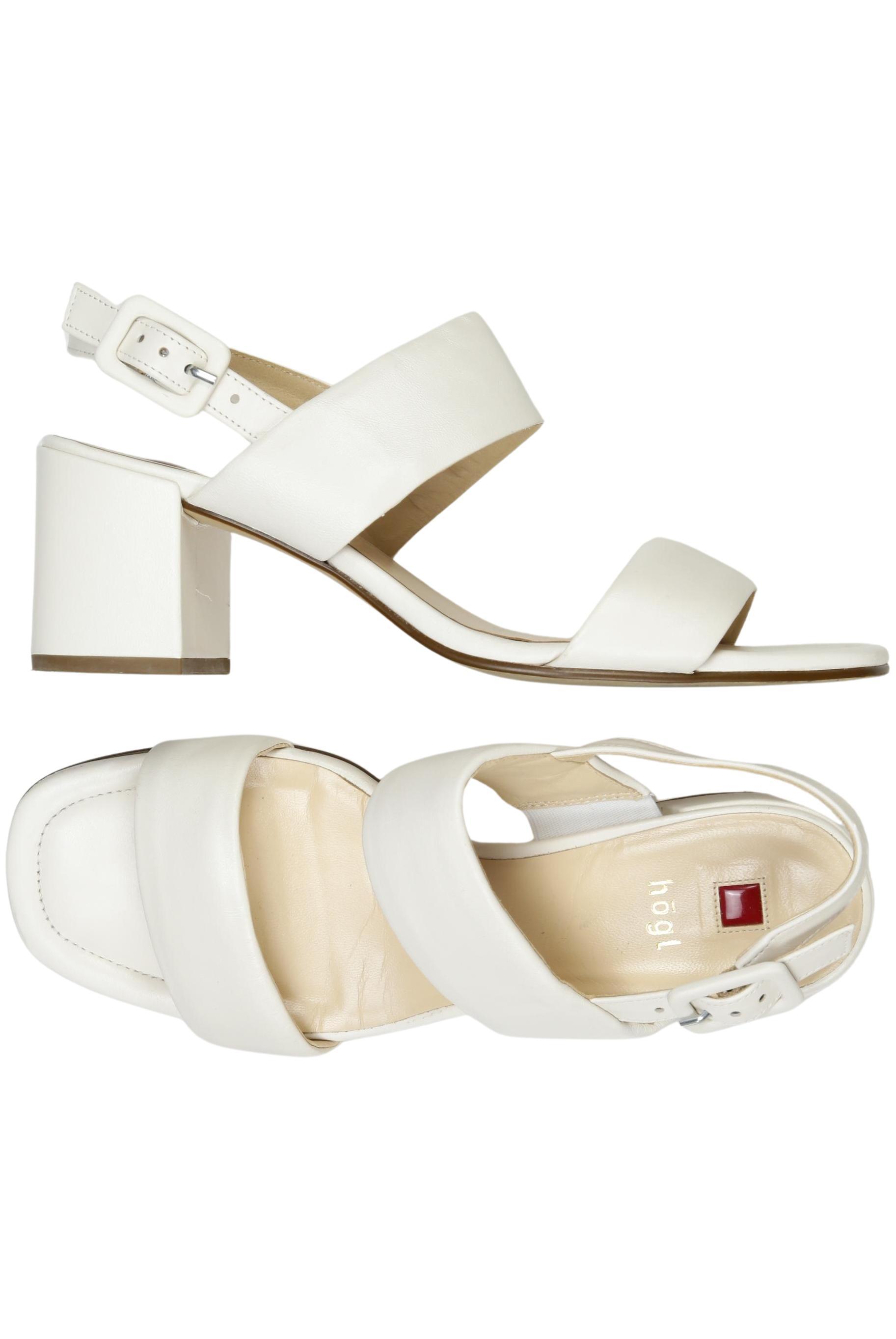 

högl Damen Sandale, weiß, Gr. 6.5