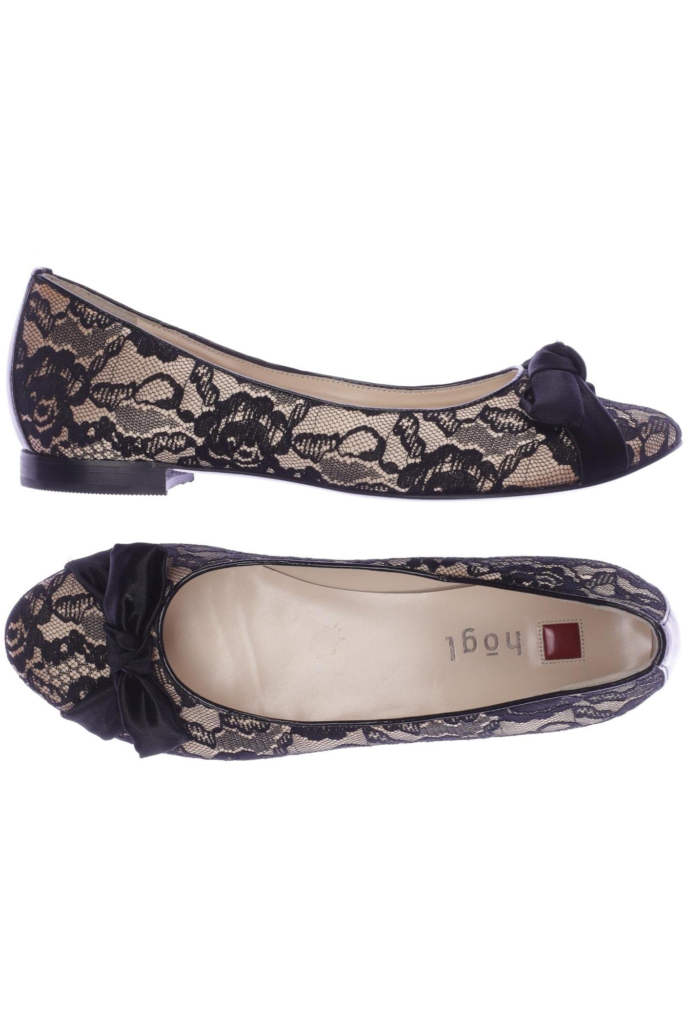 

högl Damen Ballerinas, schwarz, Gr. 4.5