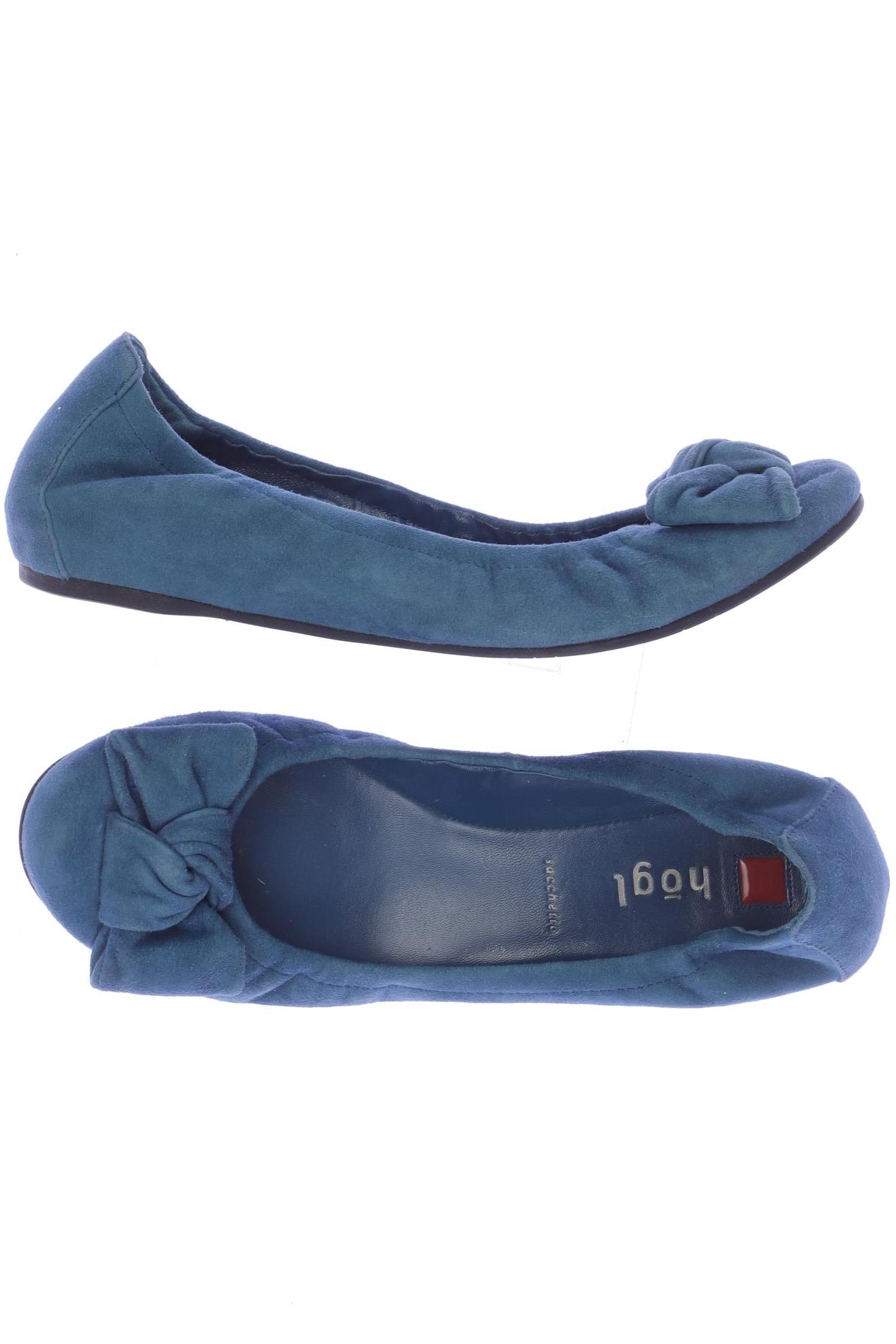 

högl Damen Ballerinas, türkis, Gr. 6.5