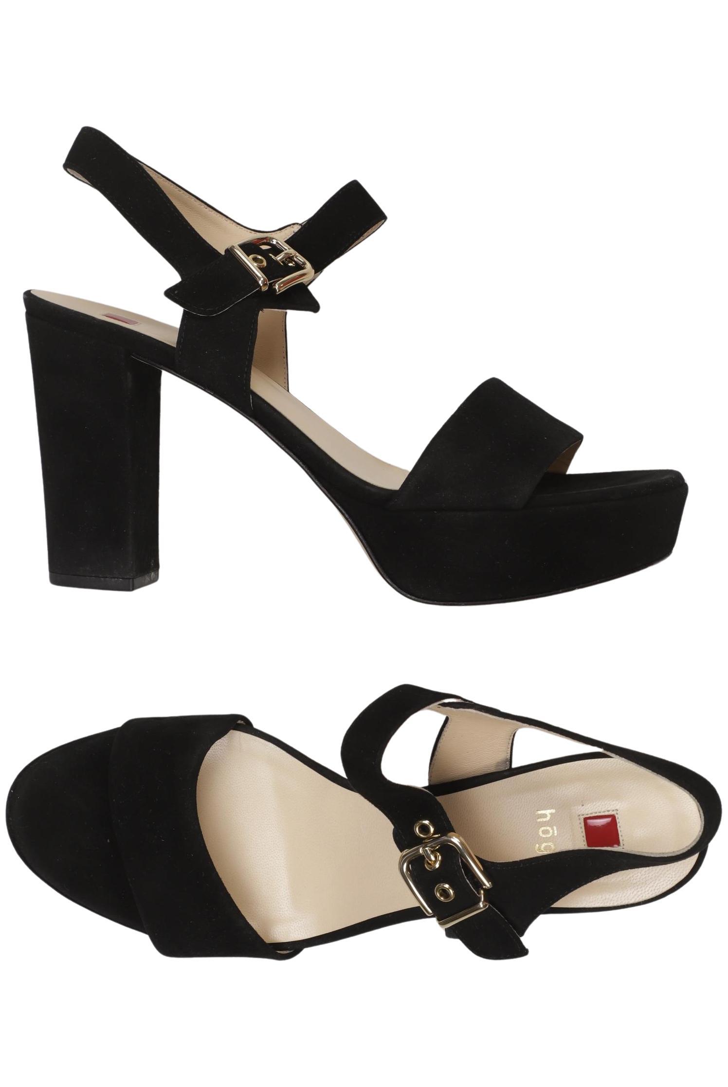 

högl Damen Sandale, schwarz, Gr. 7.5