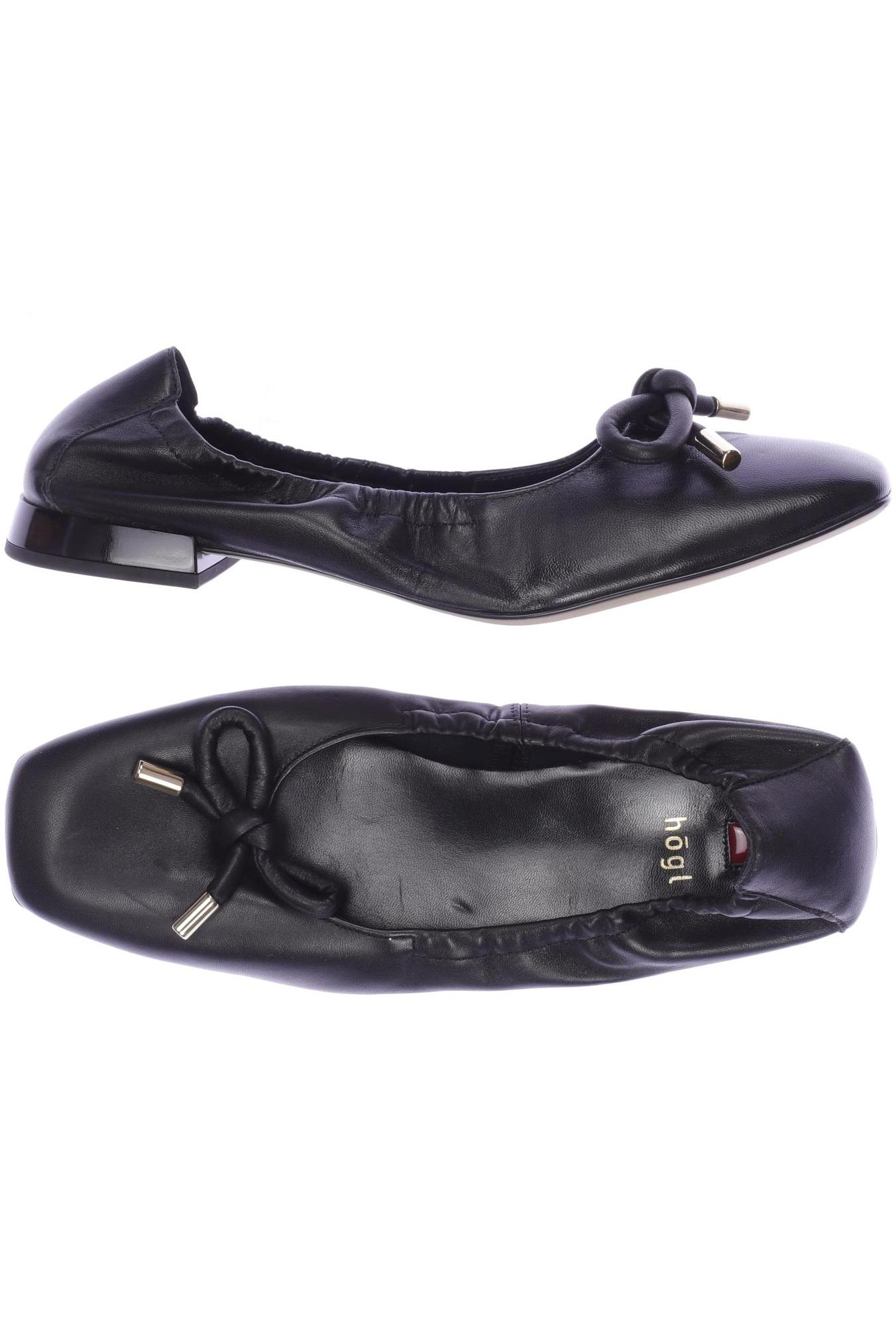 

högl Damen Ballerinas, schwarz, Gr. 4.5