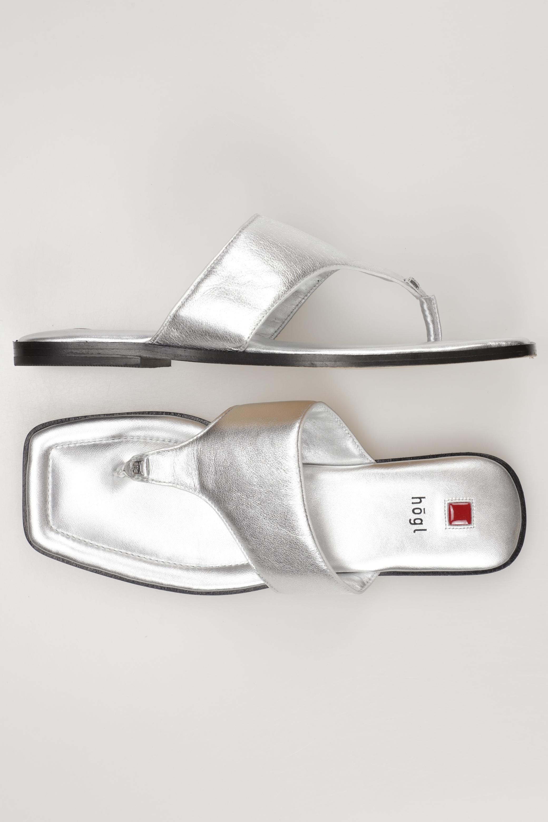 

högl Damen Sandale, silber, Gr. 6.5